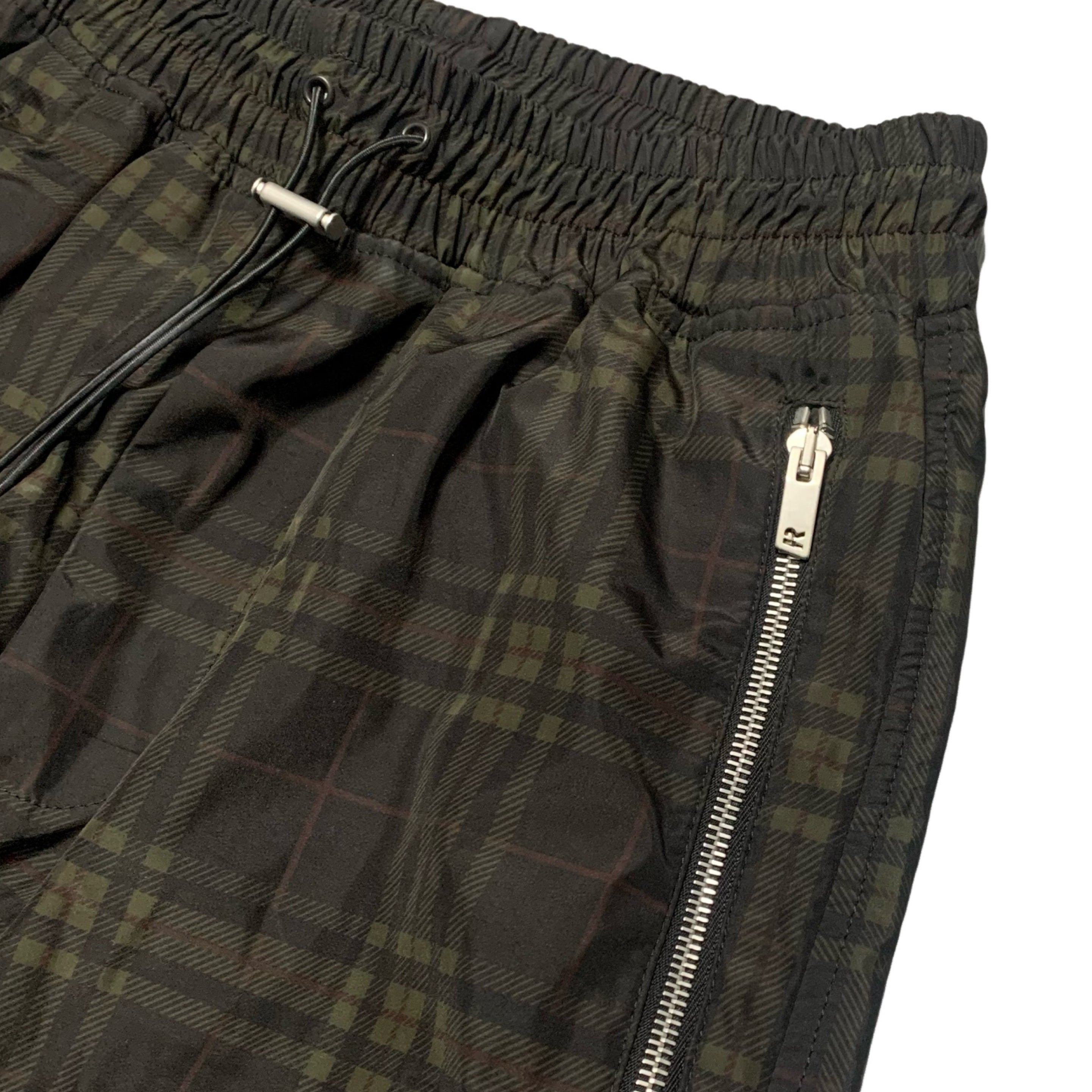 Represent Medium Tartan Check Brown Cargo Pant Bottoms