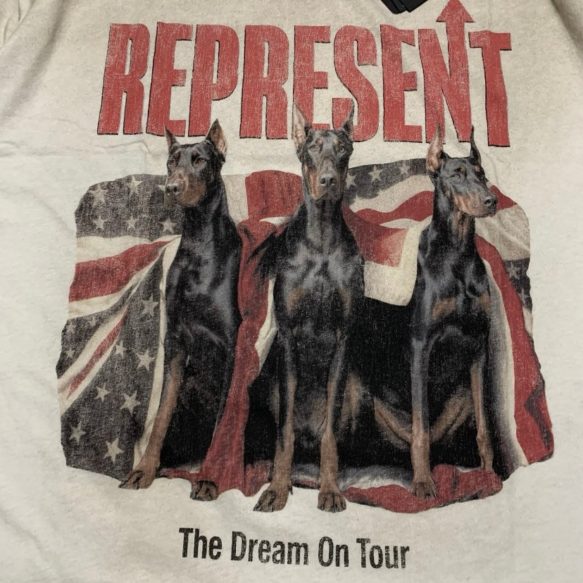 Represent XL Tee Dream On Tour Ecru White T-Shirt