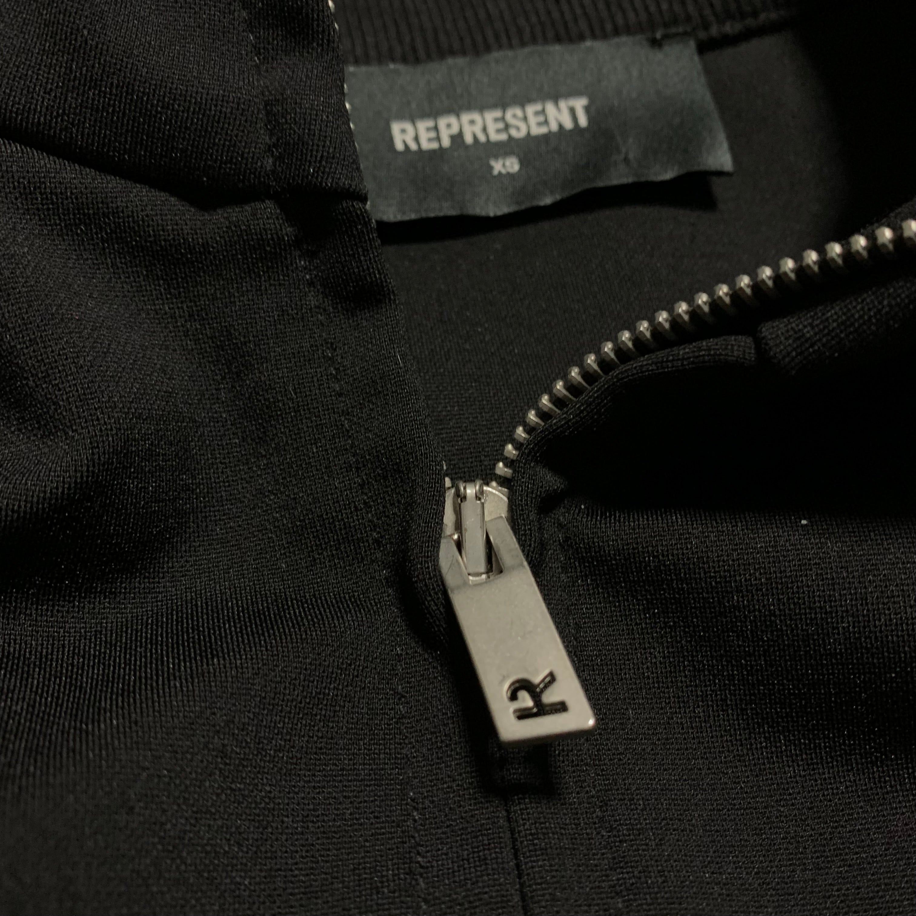 Represent XS Initial Tracksuit Jacket Black Track Top