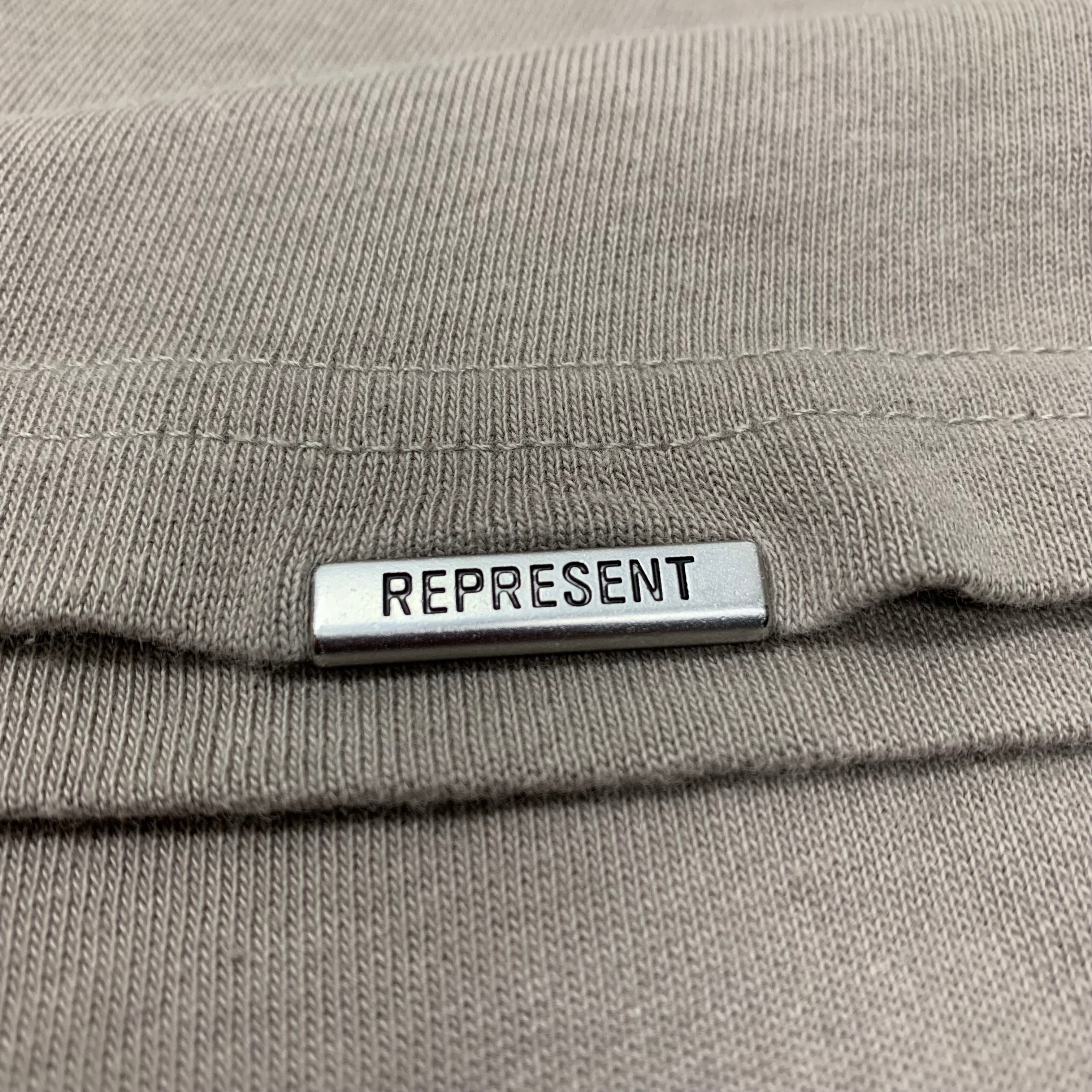 Represent Medium Tee Icarus Beige Taupe T-Shirt