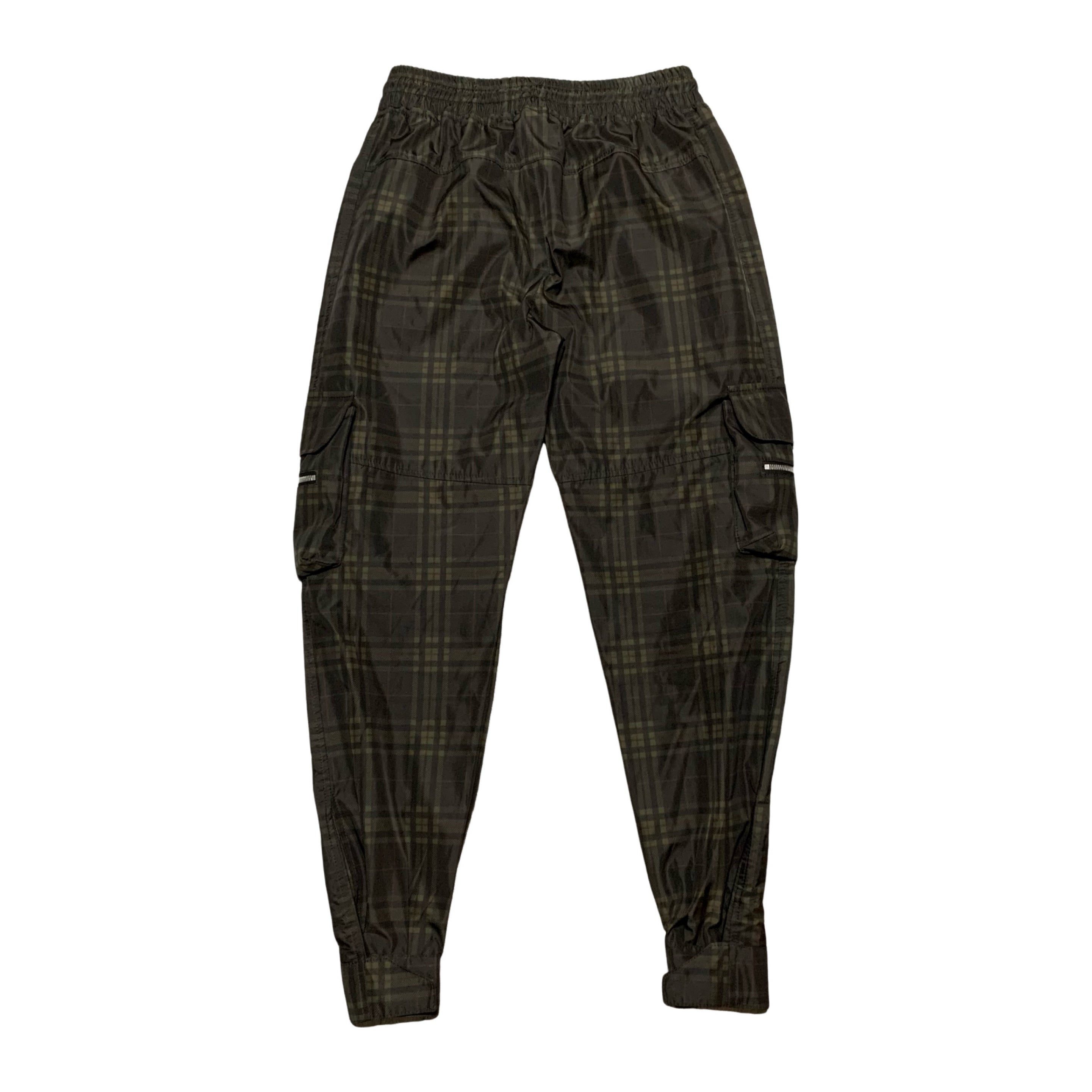 Represent Large Cargo Bottoms Tartan Check Brown Pants