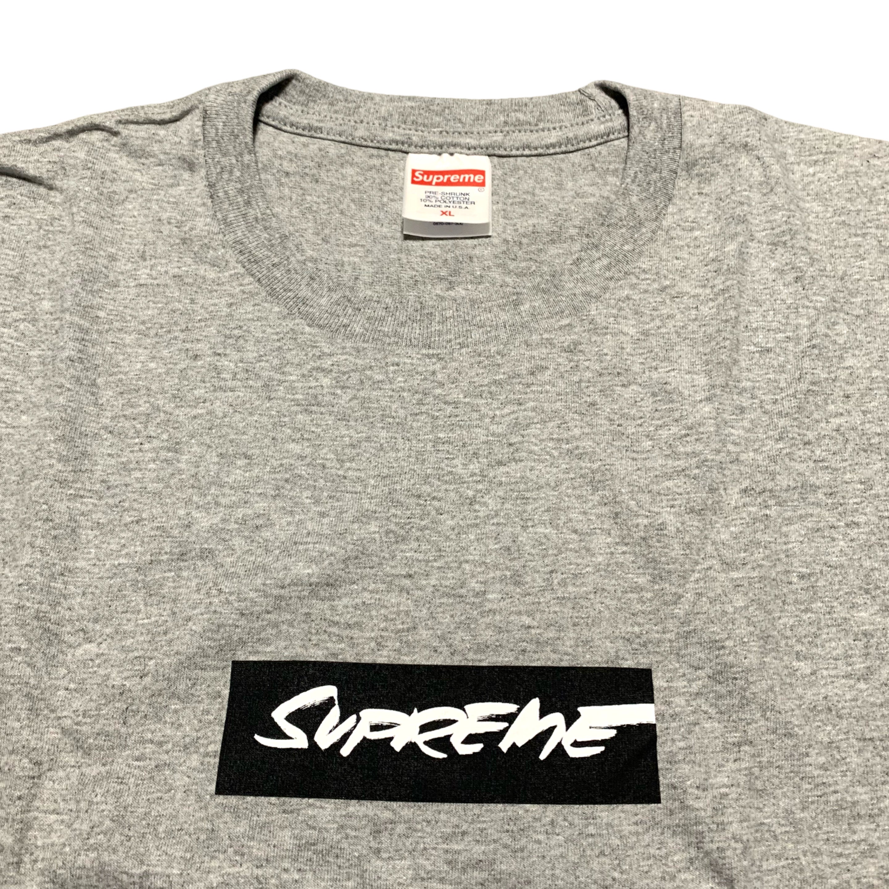 Suprene XL Futura Box Logo Grey Tee 2024