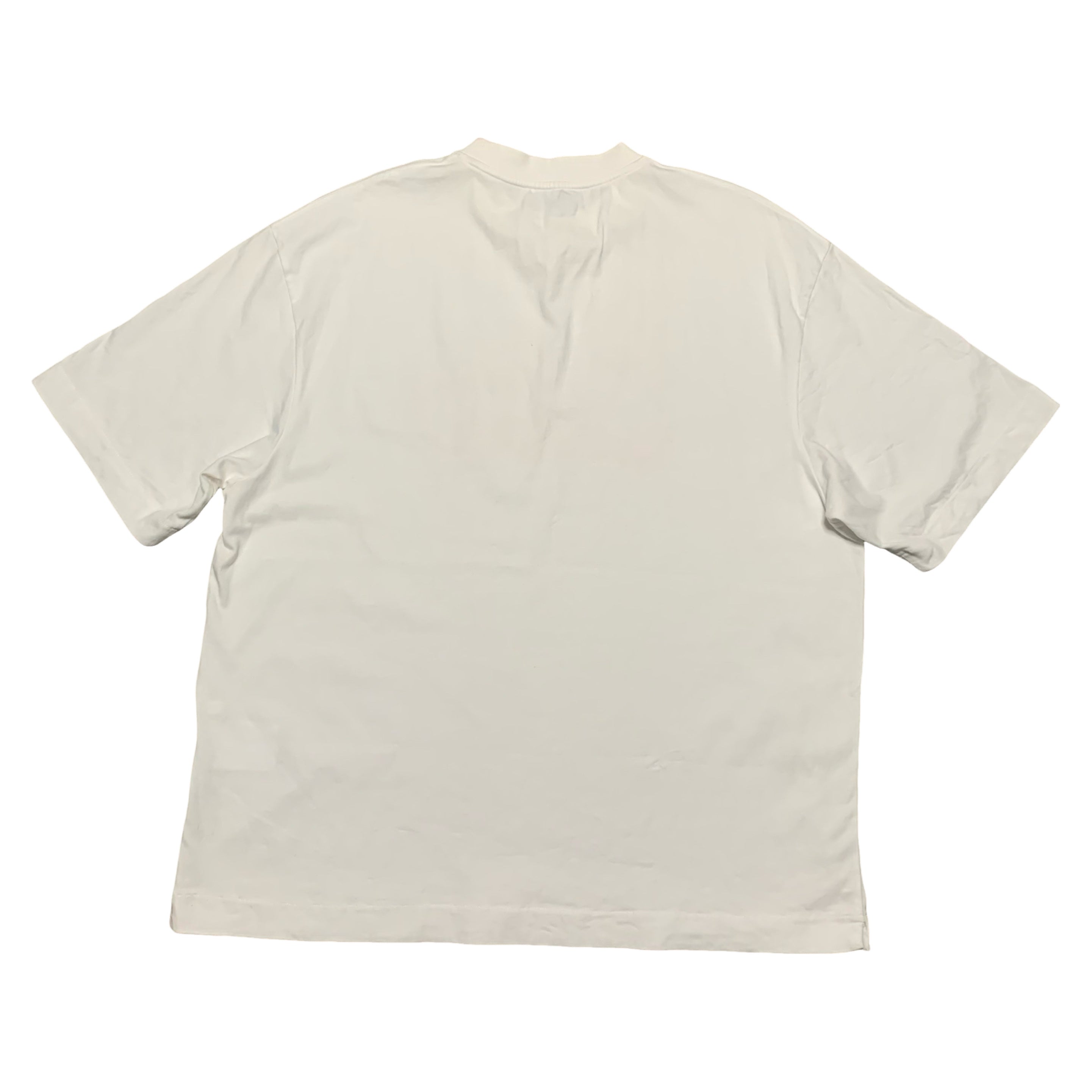 Off White Small Graffiti Graphic White Tee Virgil Abloh Limited Edition