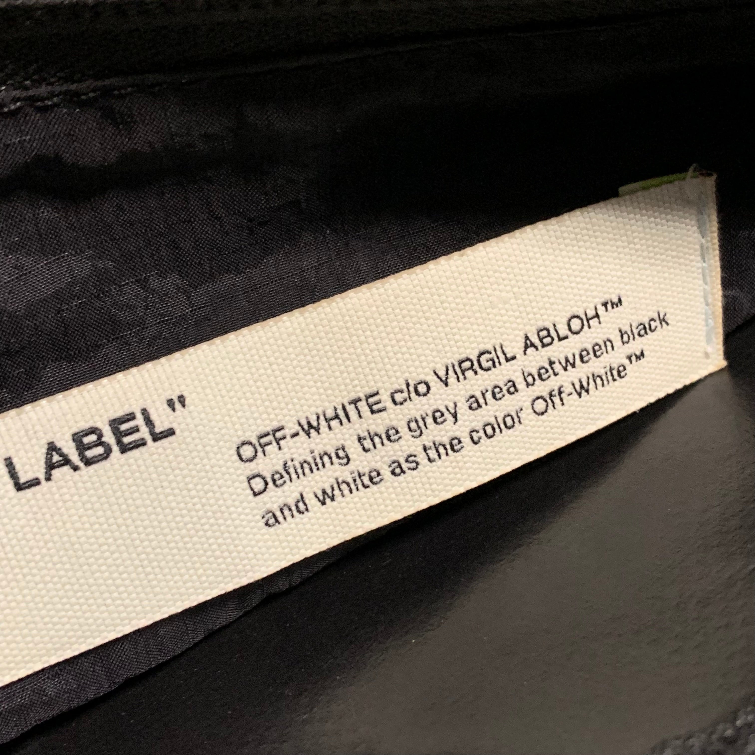 Off White Bag Flat Crossbody Black In Crinkle Nylon 2019 Virgil Abloh Unisex