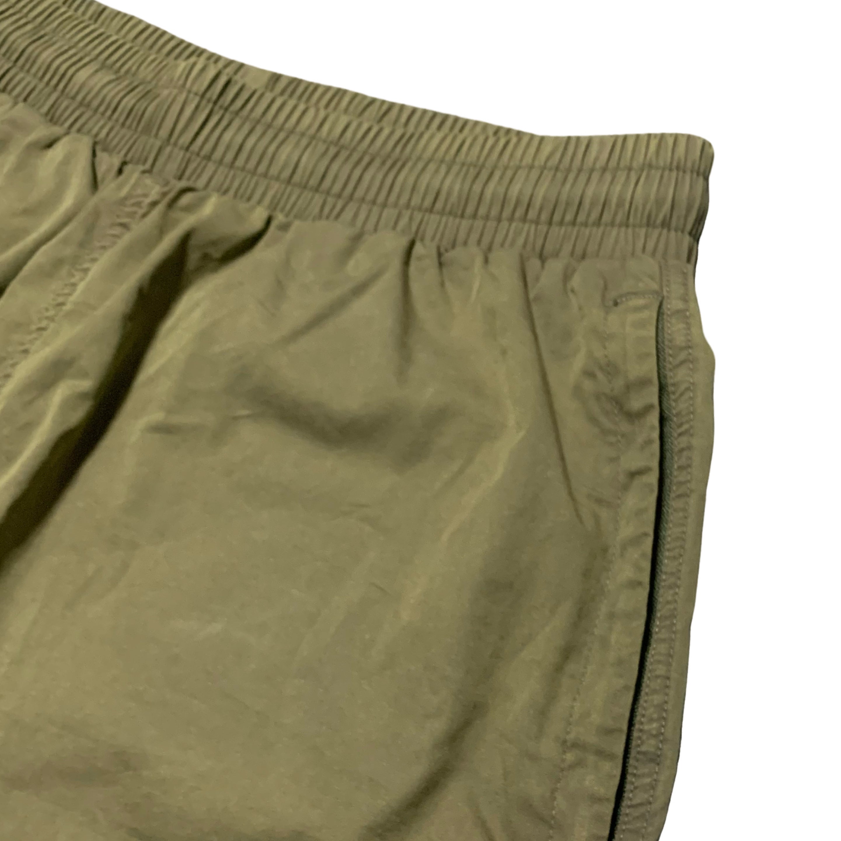 Represent Medium Shorts Logo Khaki Green Bottoms