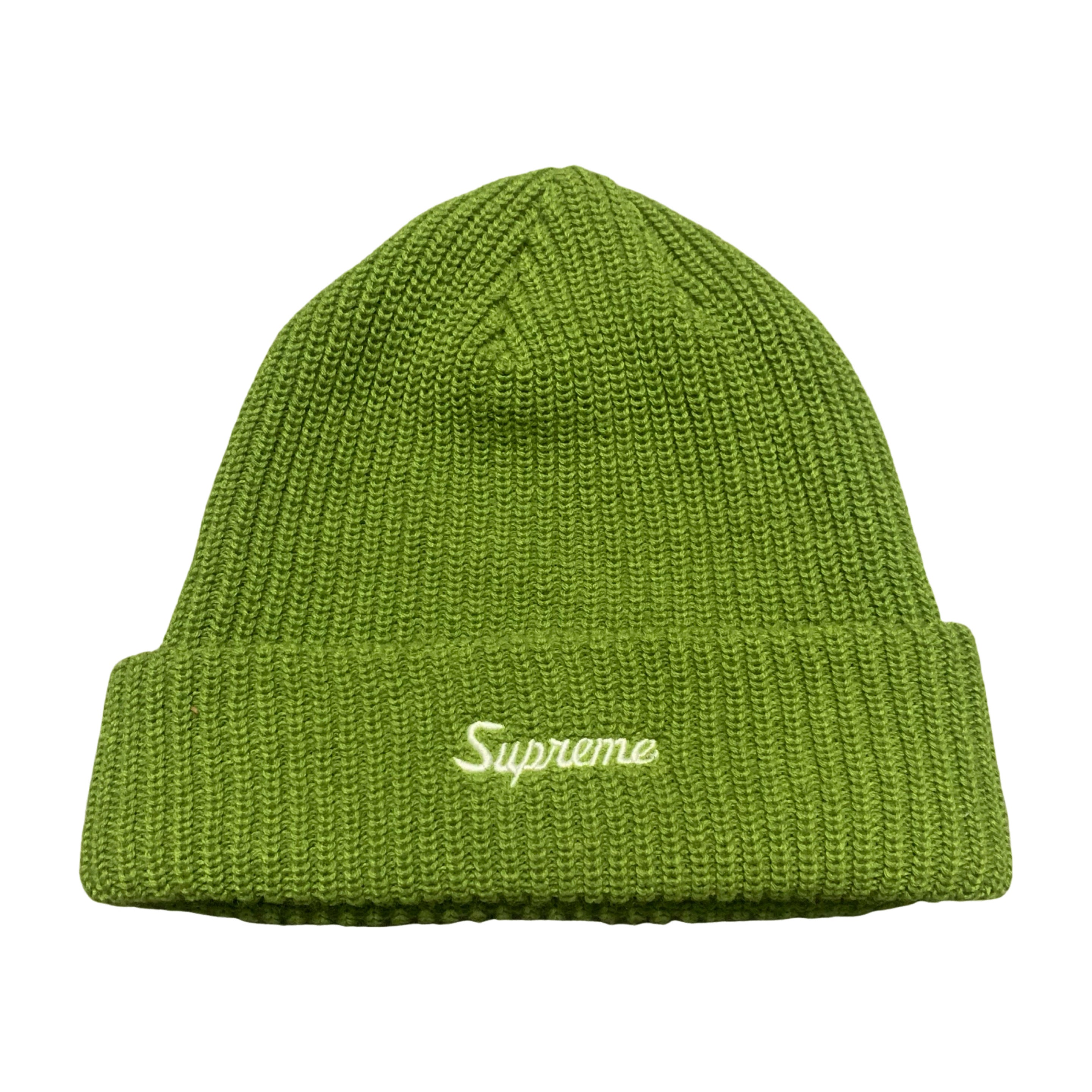 Supreme Beanie Light Green Loose Gauge Beanie Hat