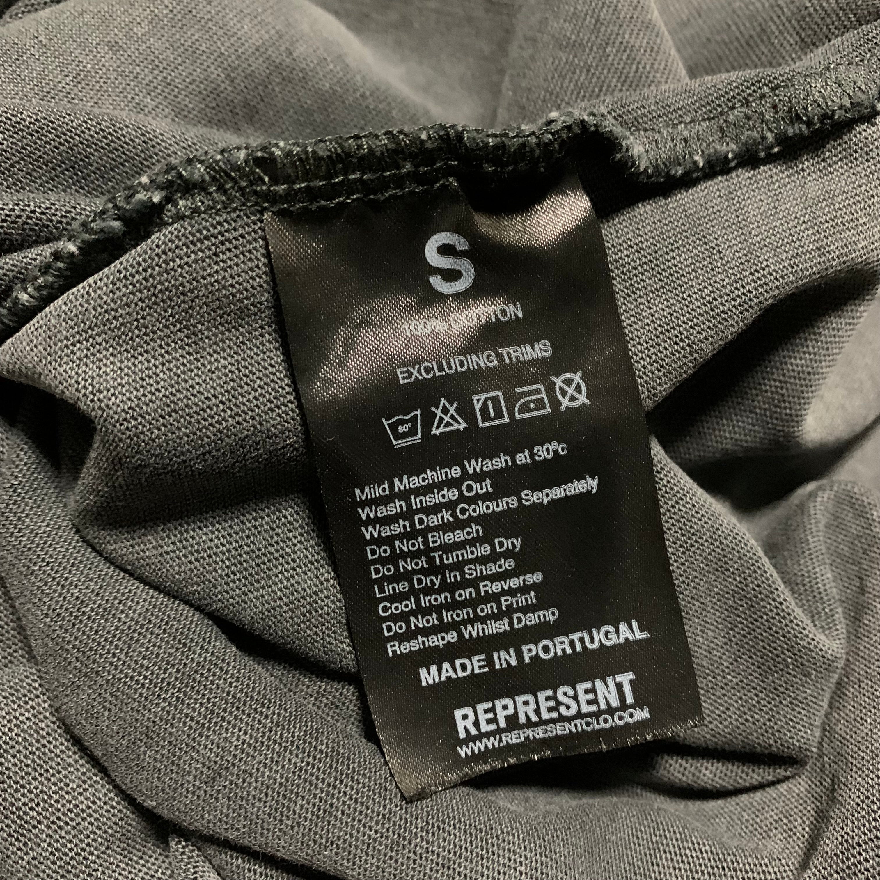 Represent Small Terrier Tension Vintage Black Tee