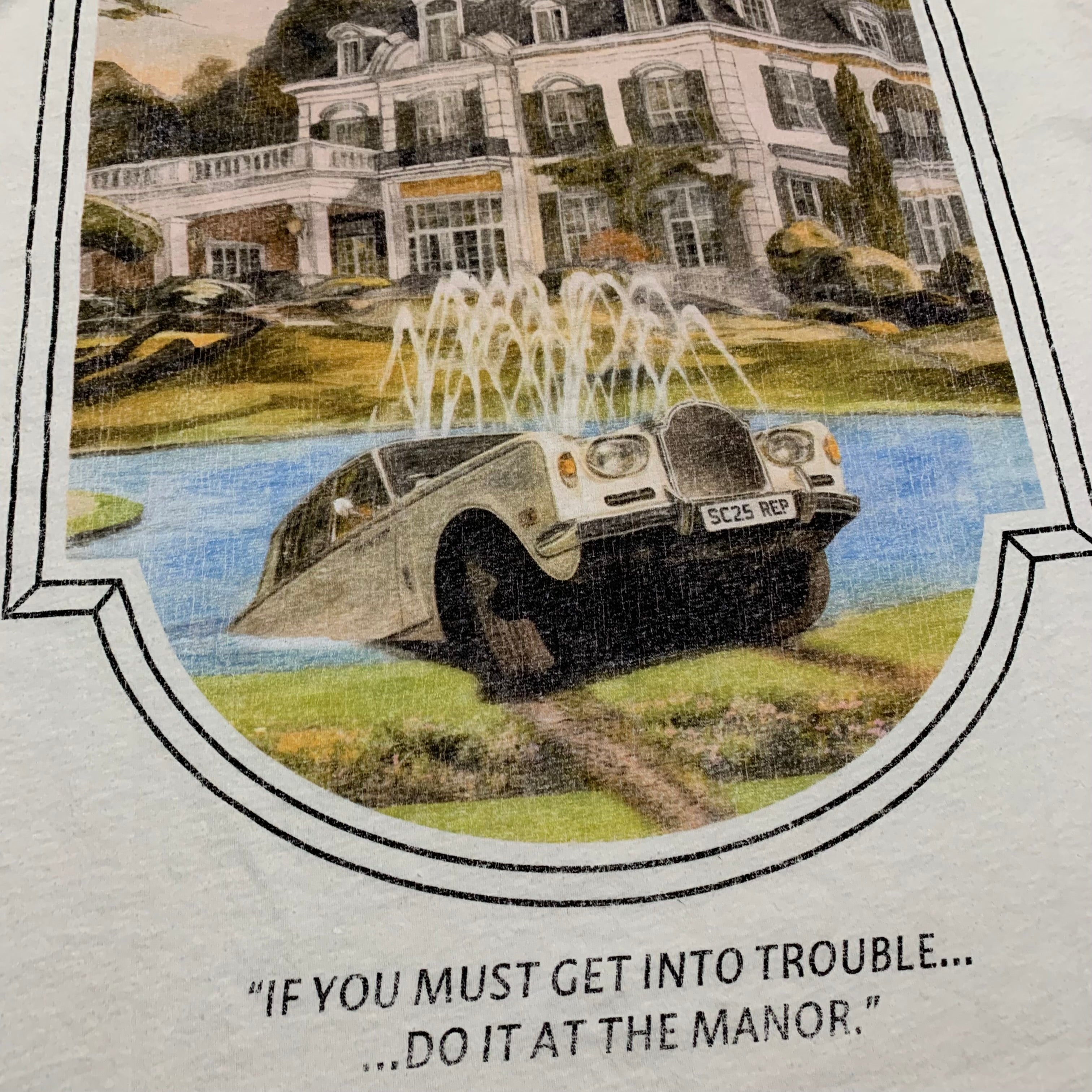 Represent Small Revere Manor Aged White Tee