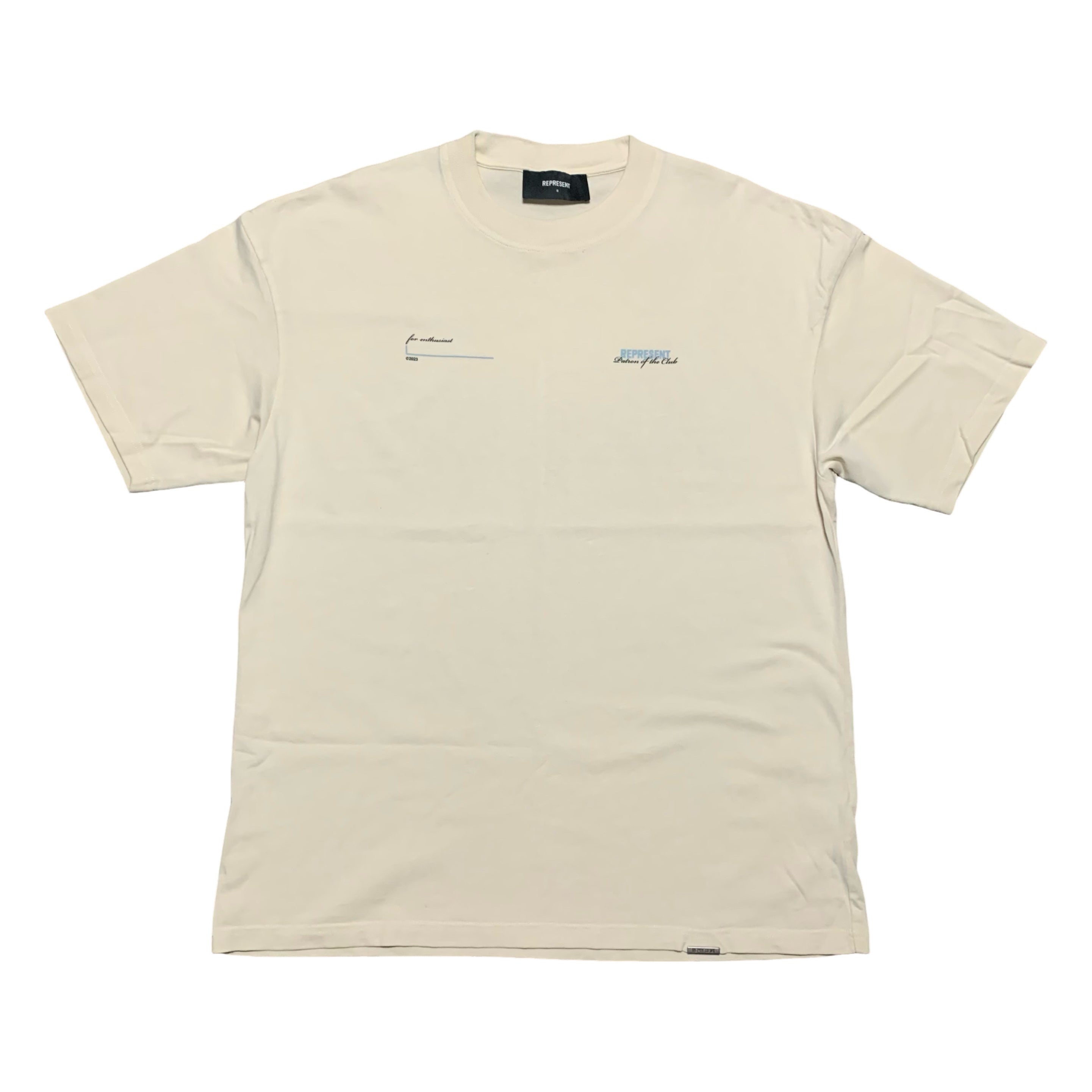 Represent Small Patron Of The Club Buttercream Powder Blue Tee 2023