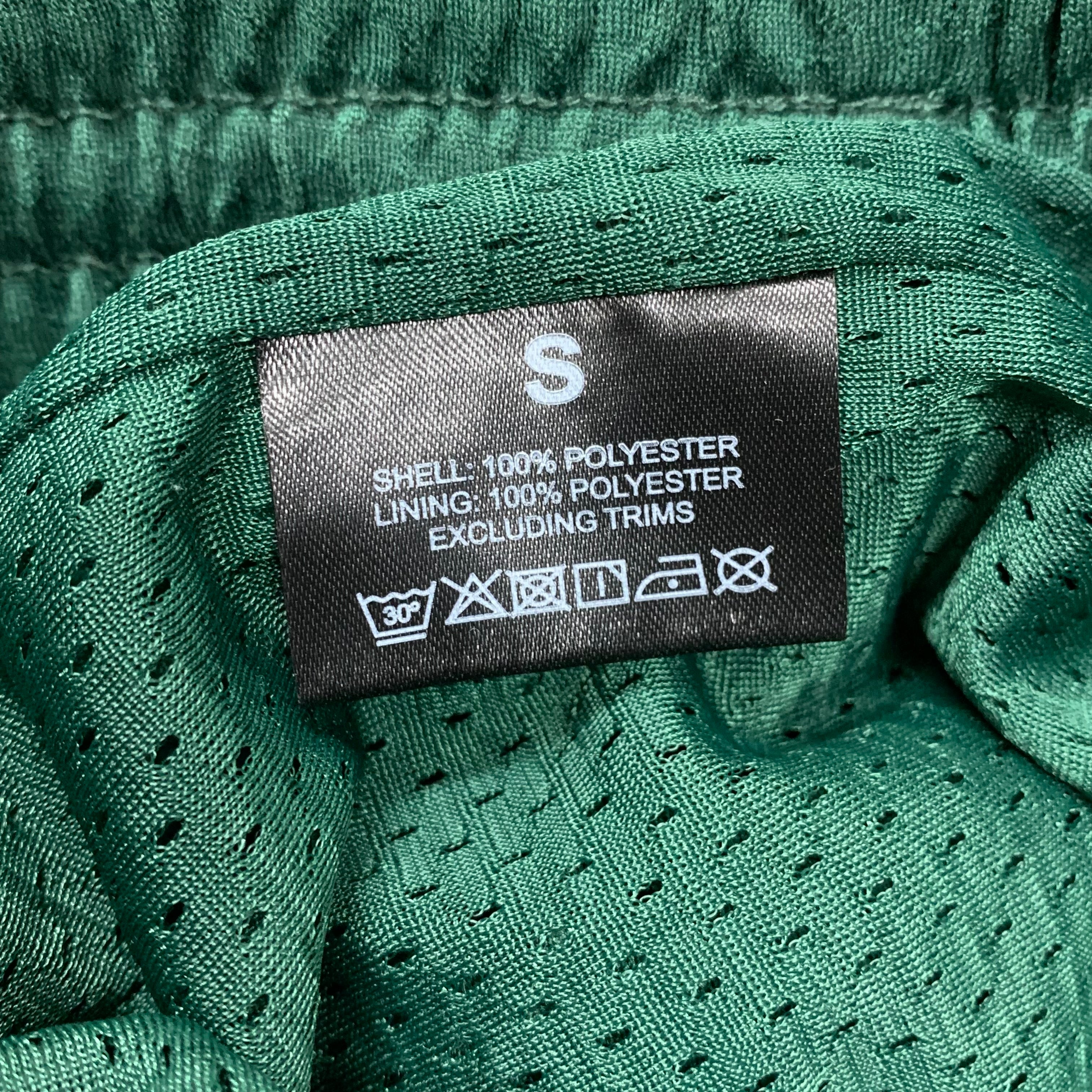 Represent Small Shorts Owners Club Green Mesh Zip Shorts