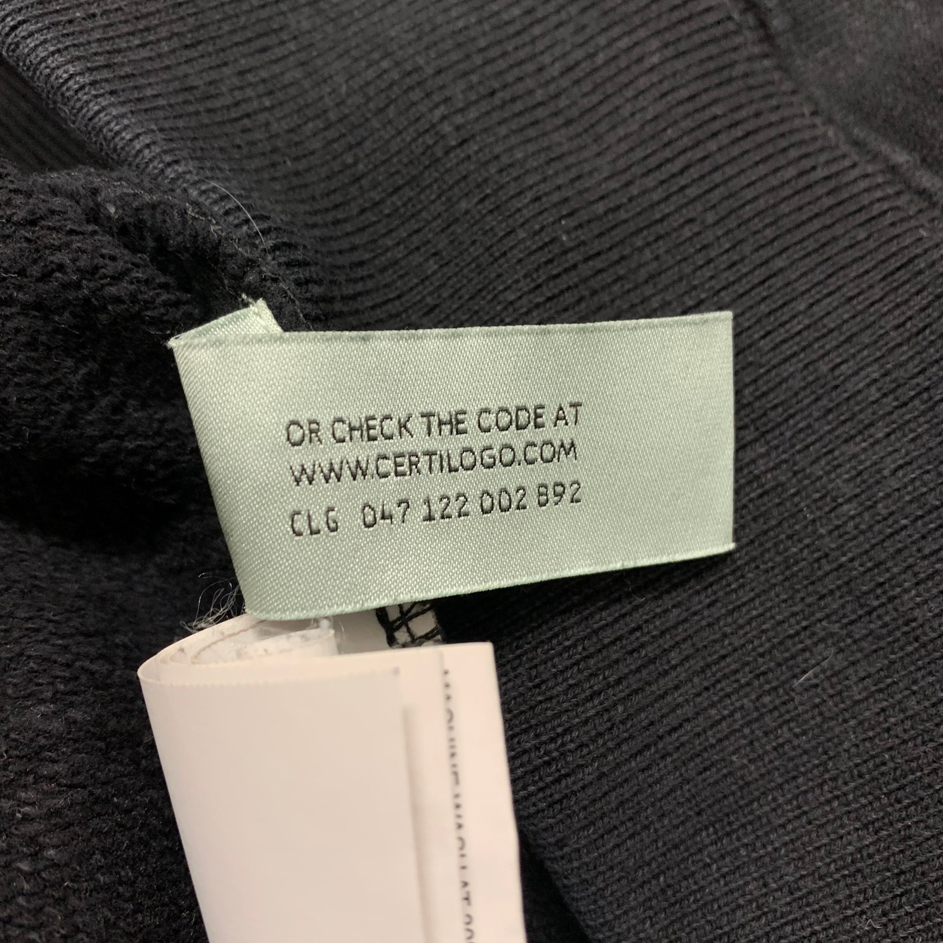 Off White Medium Sweatshirt Stencil Arrows Black Sweatshirt Crewneck Virgil Abloh