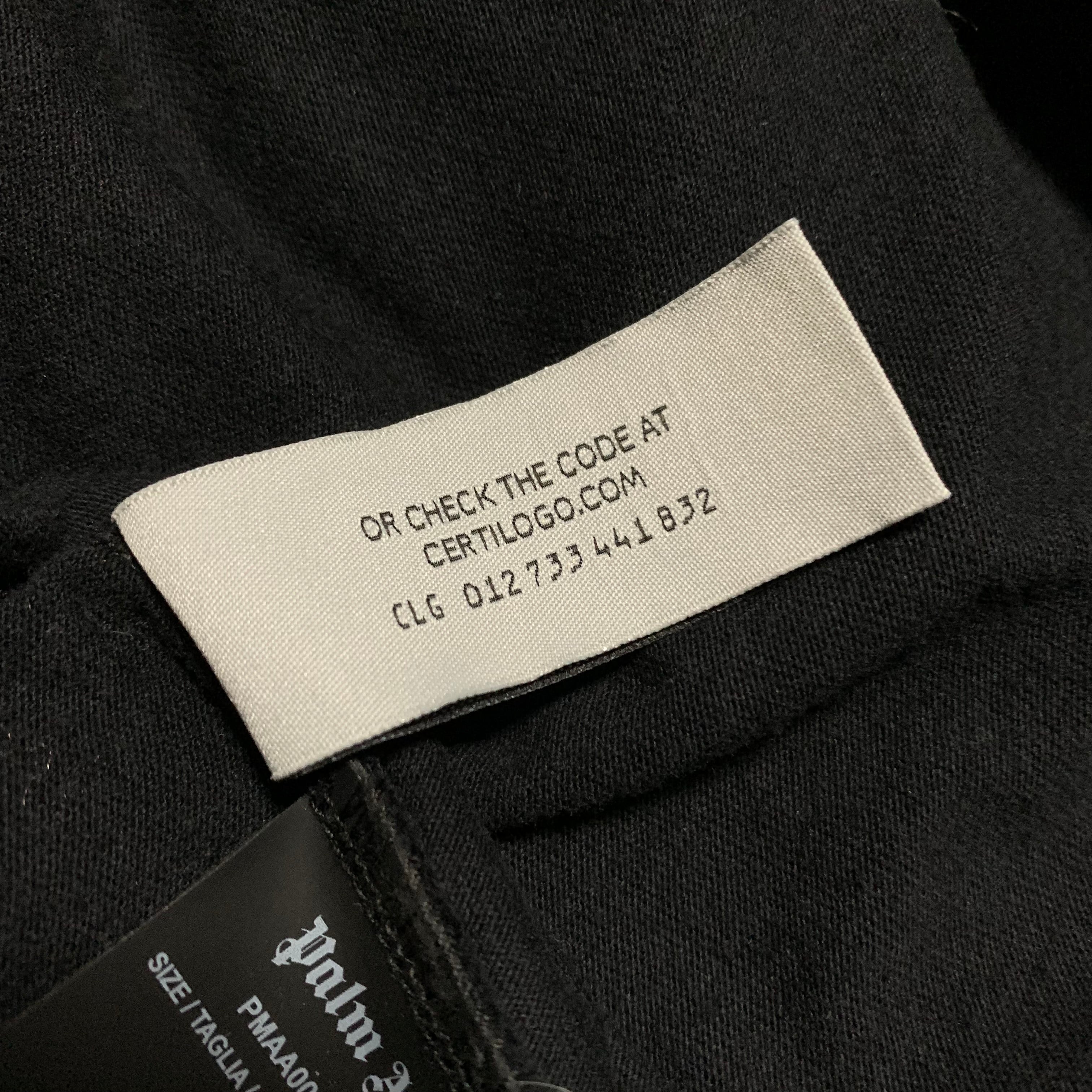 Palm Angels Small New York Sprayed Black Tee