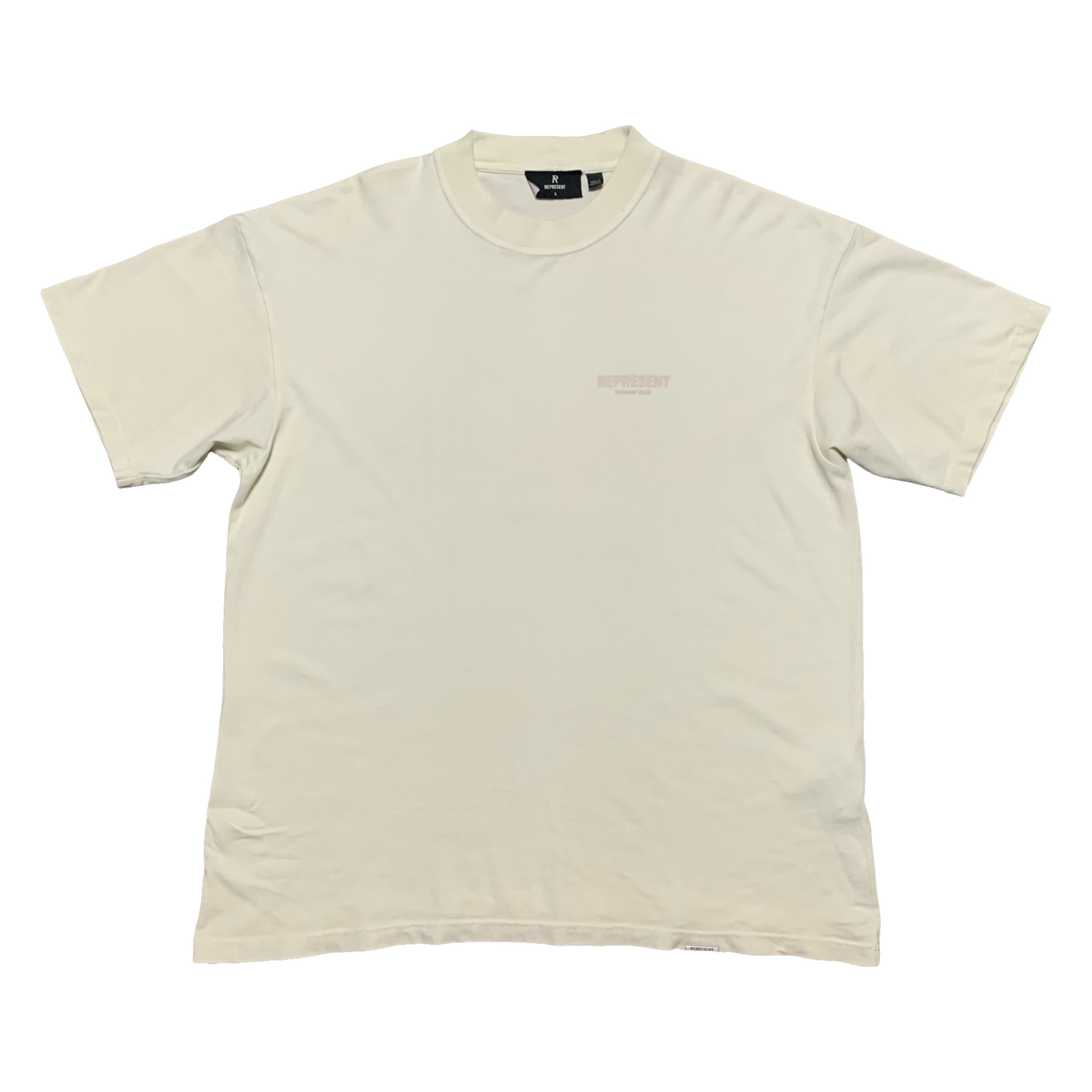 Represent Small Owners Club Buttercream White Tee