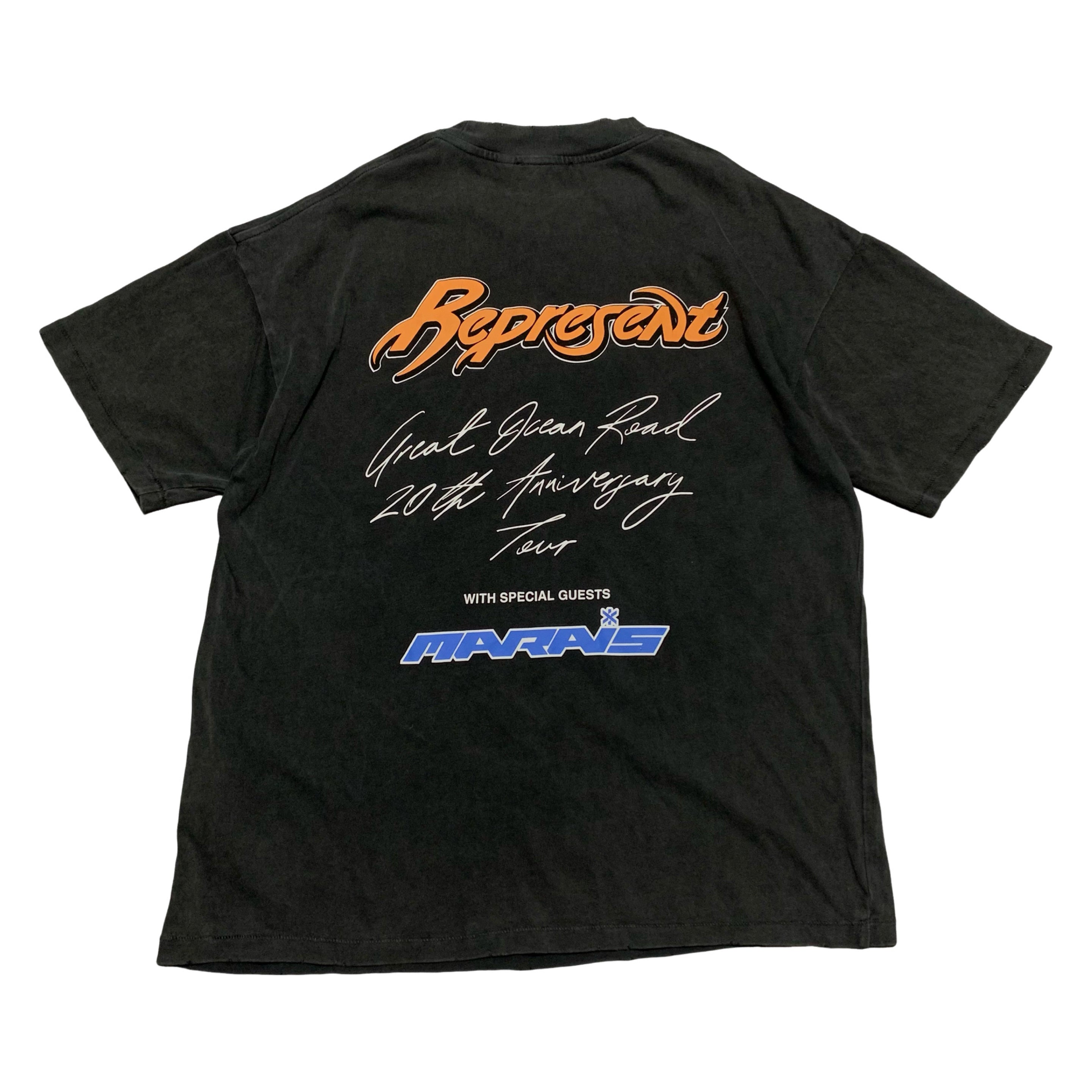 Represent Medium Marais Great Ocean Vintage Black Tee