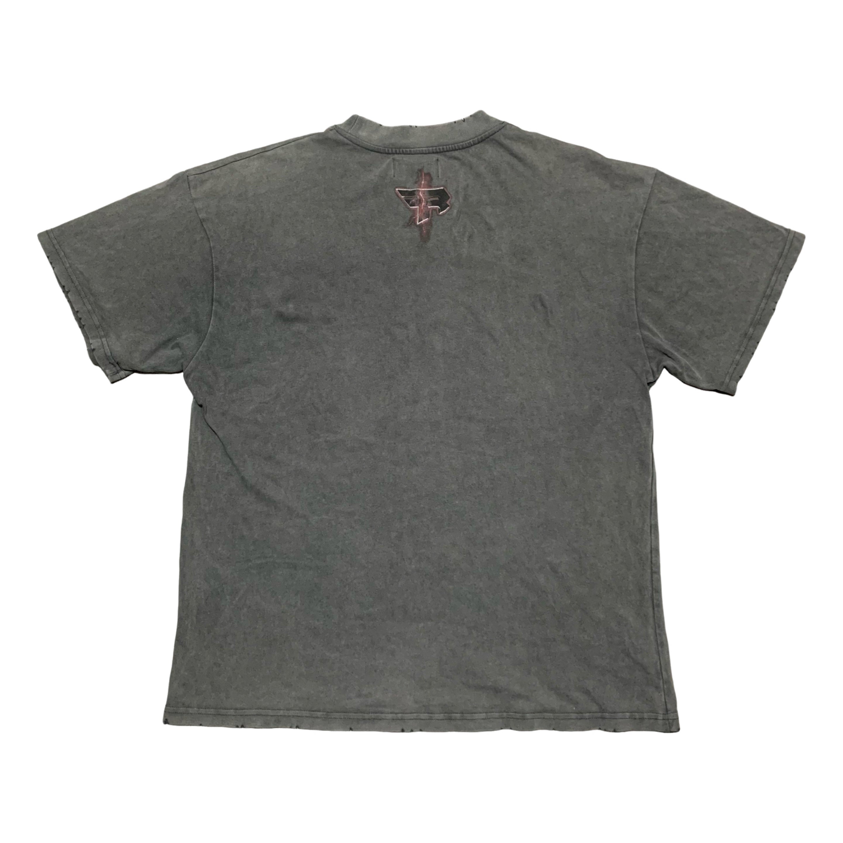 Represent Large Faze Clan Vintage Grey Tee