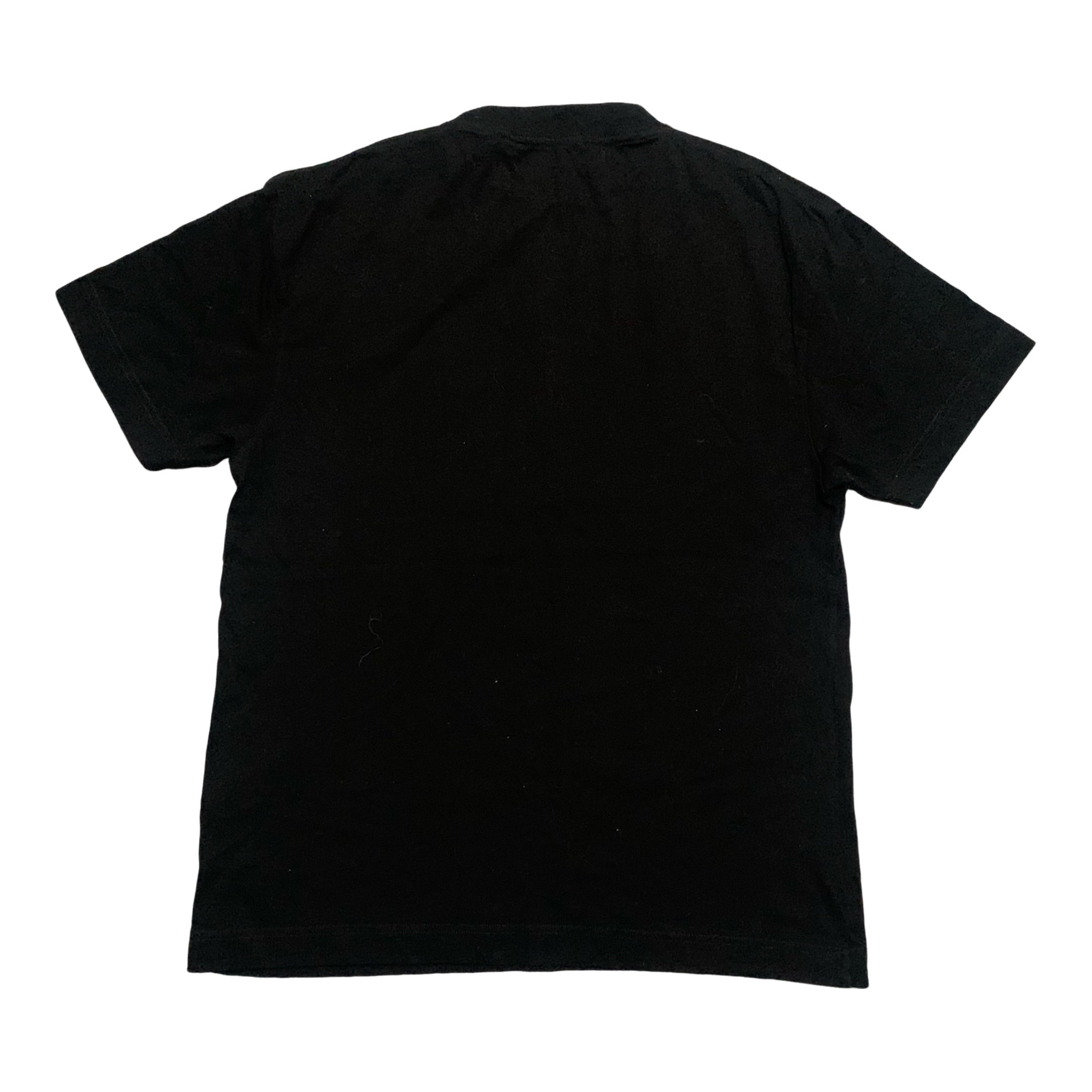 Palm Angels Large Rockstar Print Black Tee