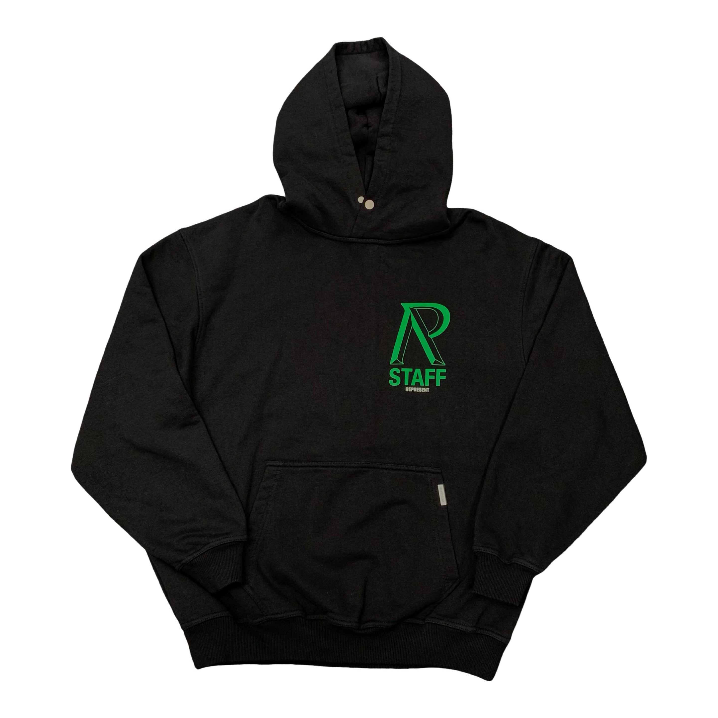 Represent Medium Hoodie Staff Jet Black Hoodie