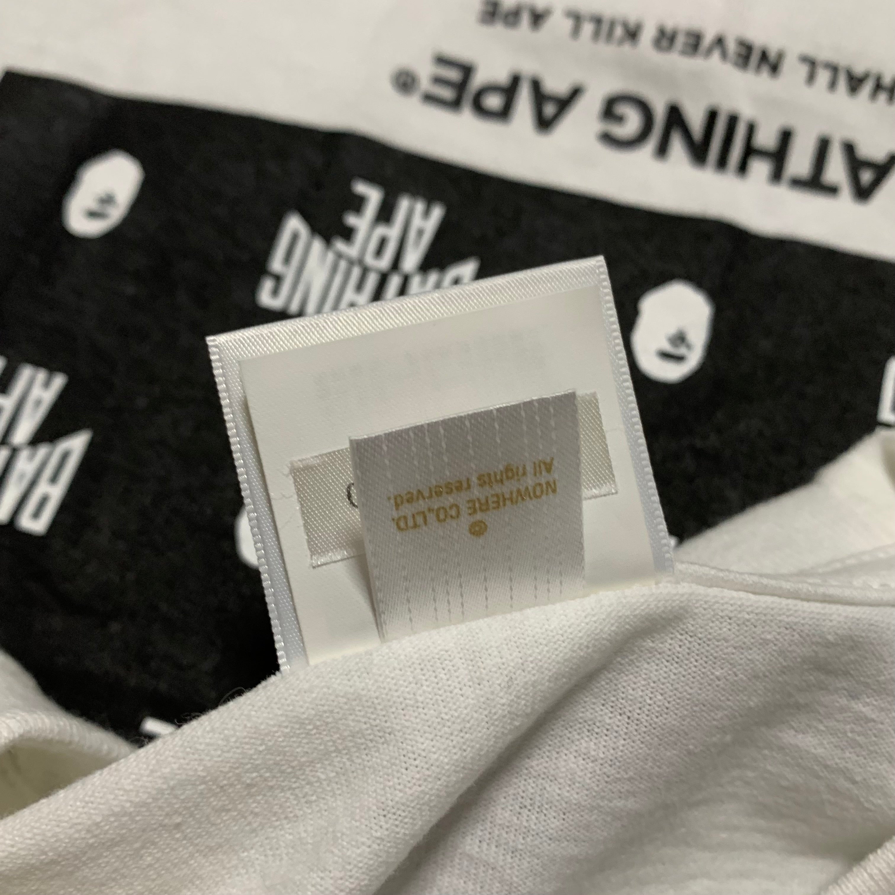 Bape Medium Graphic A Bathing Ape White Tee