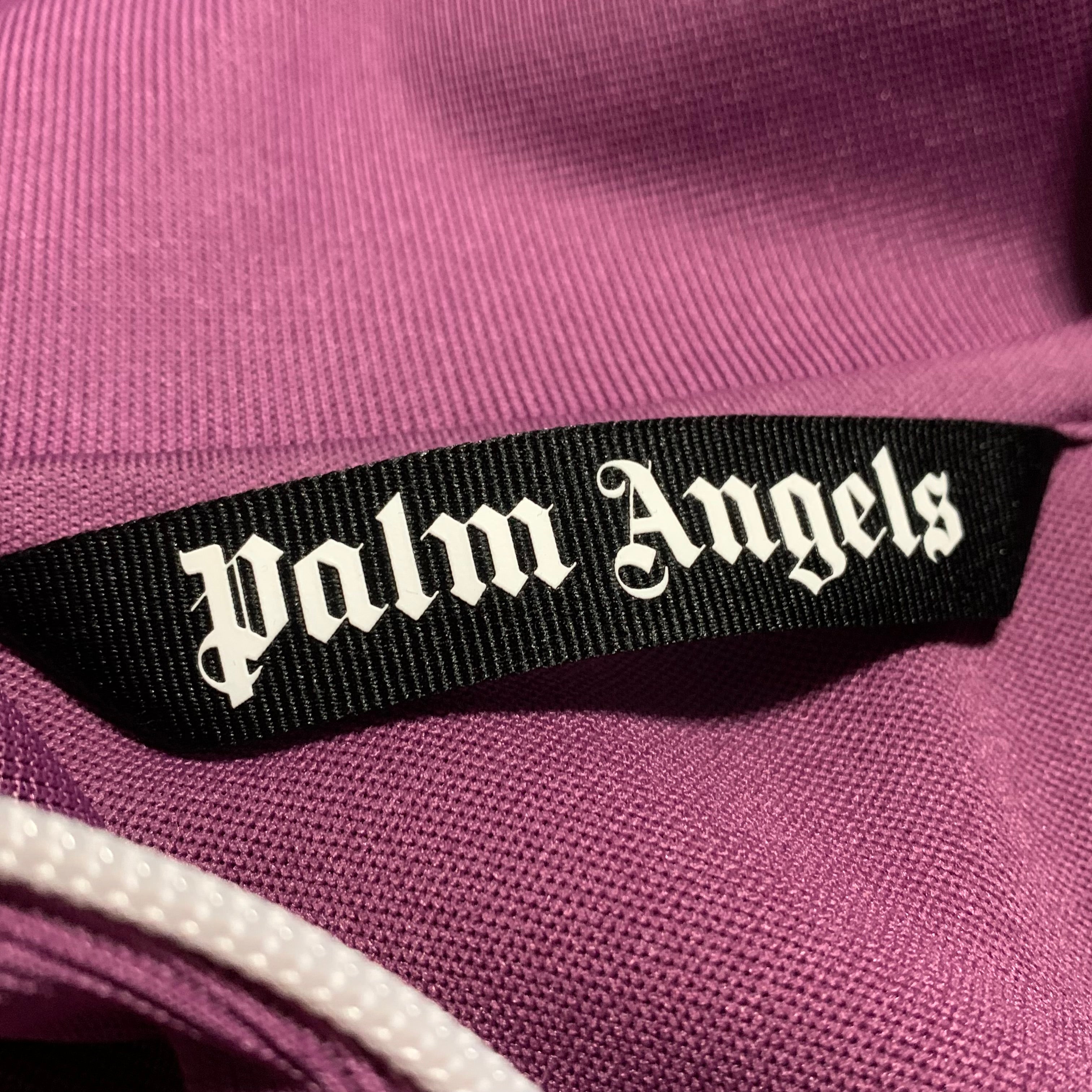 Palm Angels Medium Classic Purple Track Jacket Top