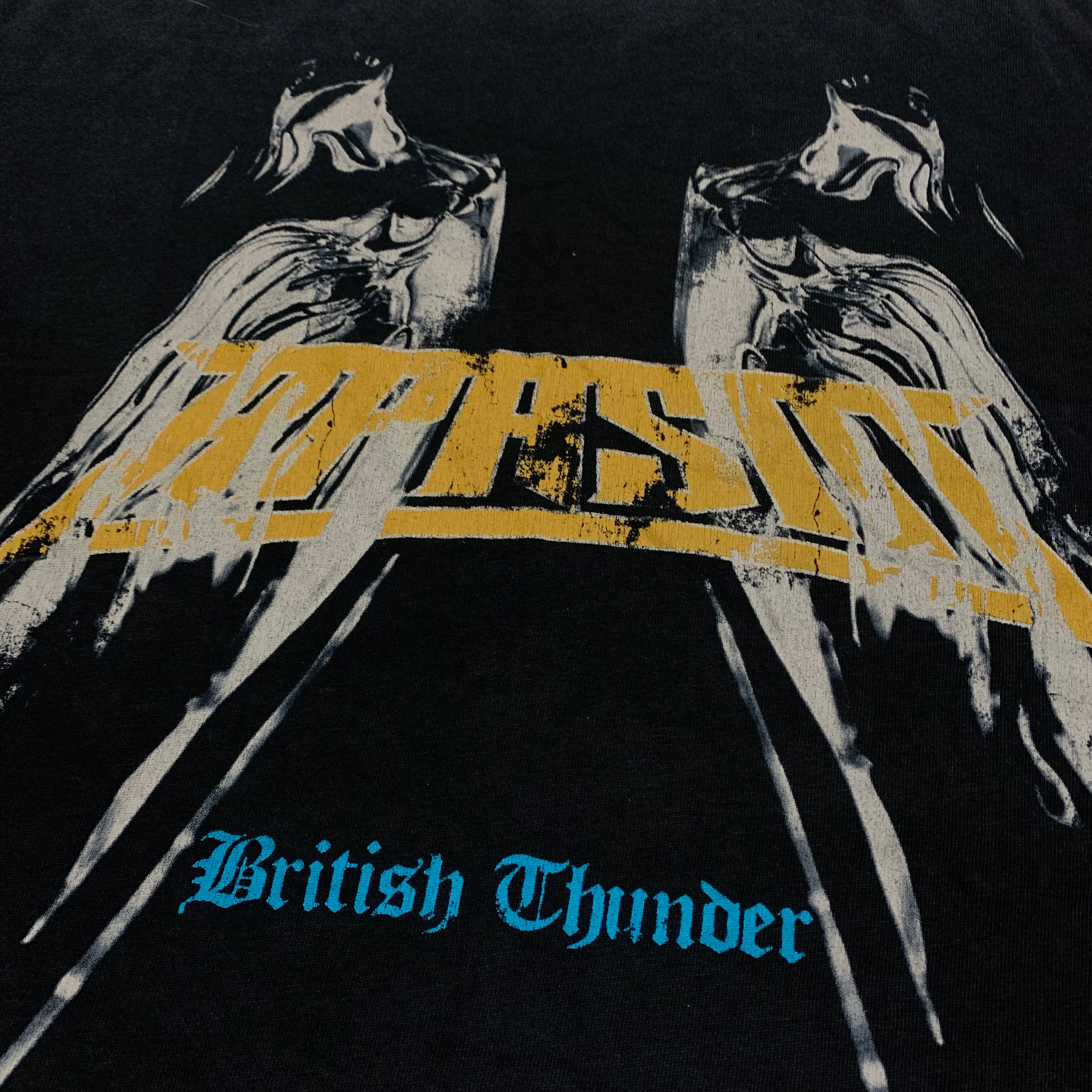 Represent Small British Thunder Vintage Black Tee
