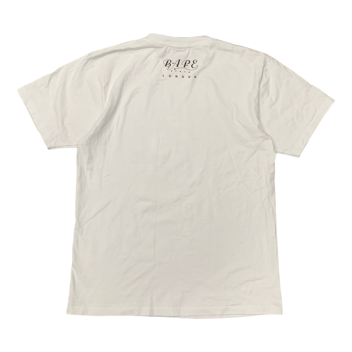 Bape Medium Tee College London Camo 2nd Anniversary White T-Shirt A Bathing Ape