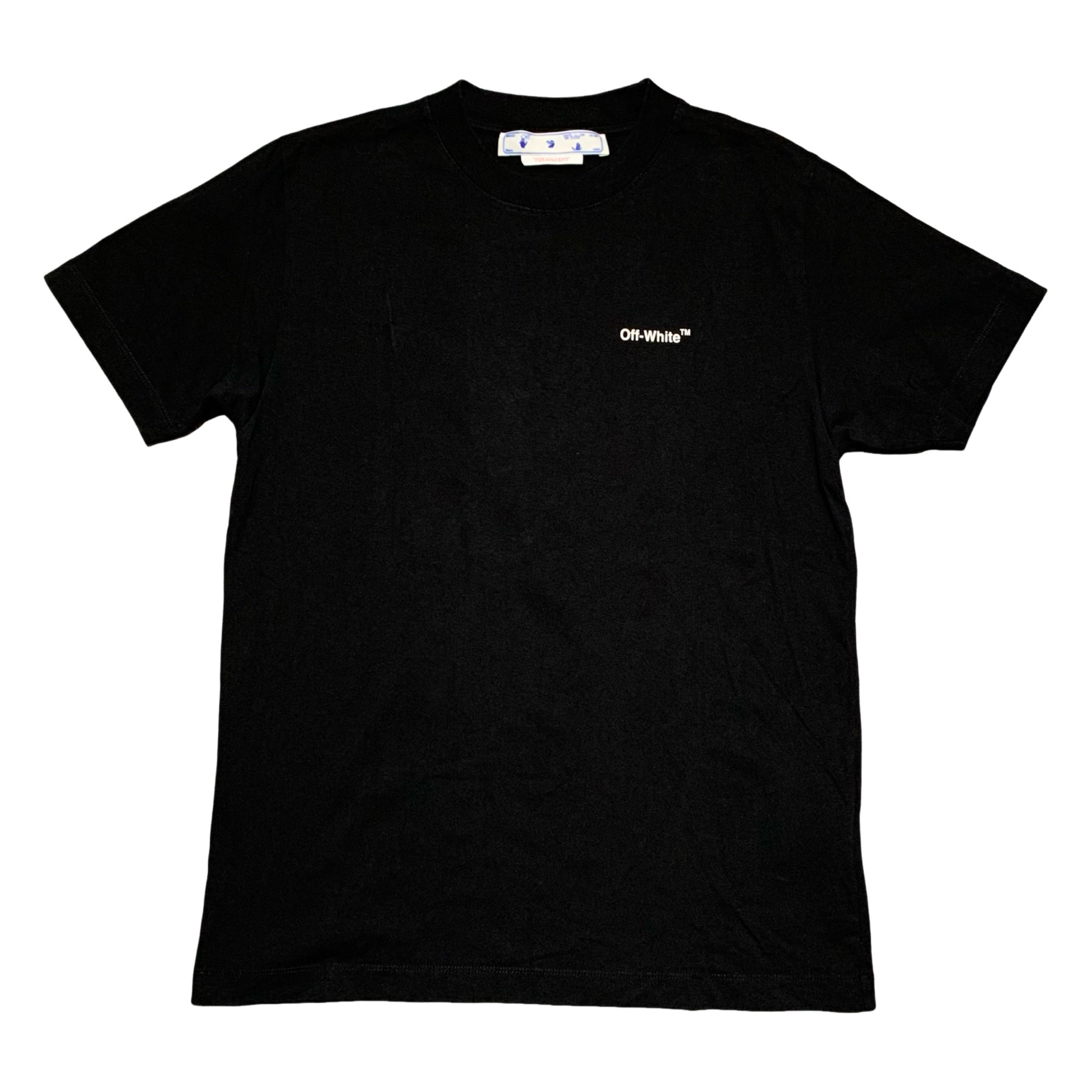 Off White Small Caravaggio Arrows Black Tee Virgil Abloh