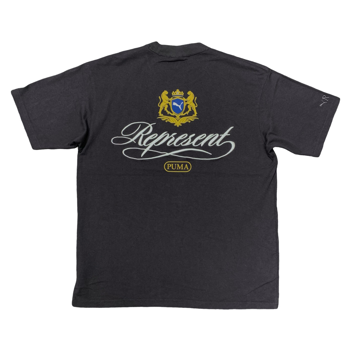 Represent Small Puma Tee Graphic Grey T-Shirt
