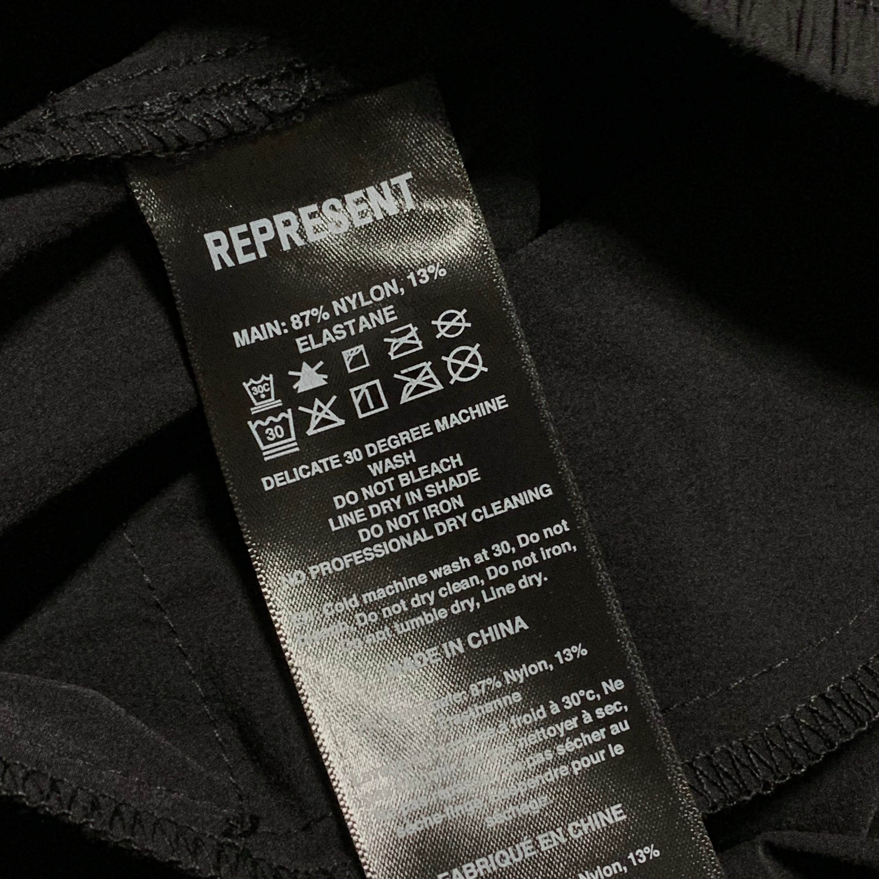 Represent XS Shorts 247 Black Pants Bottoms