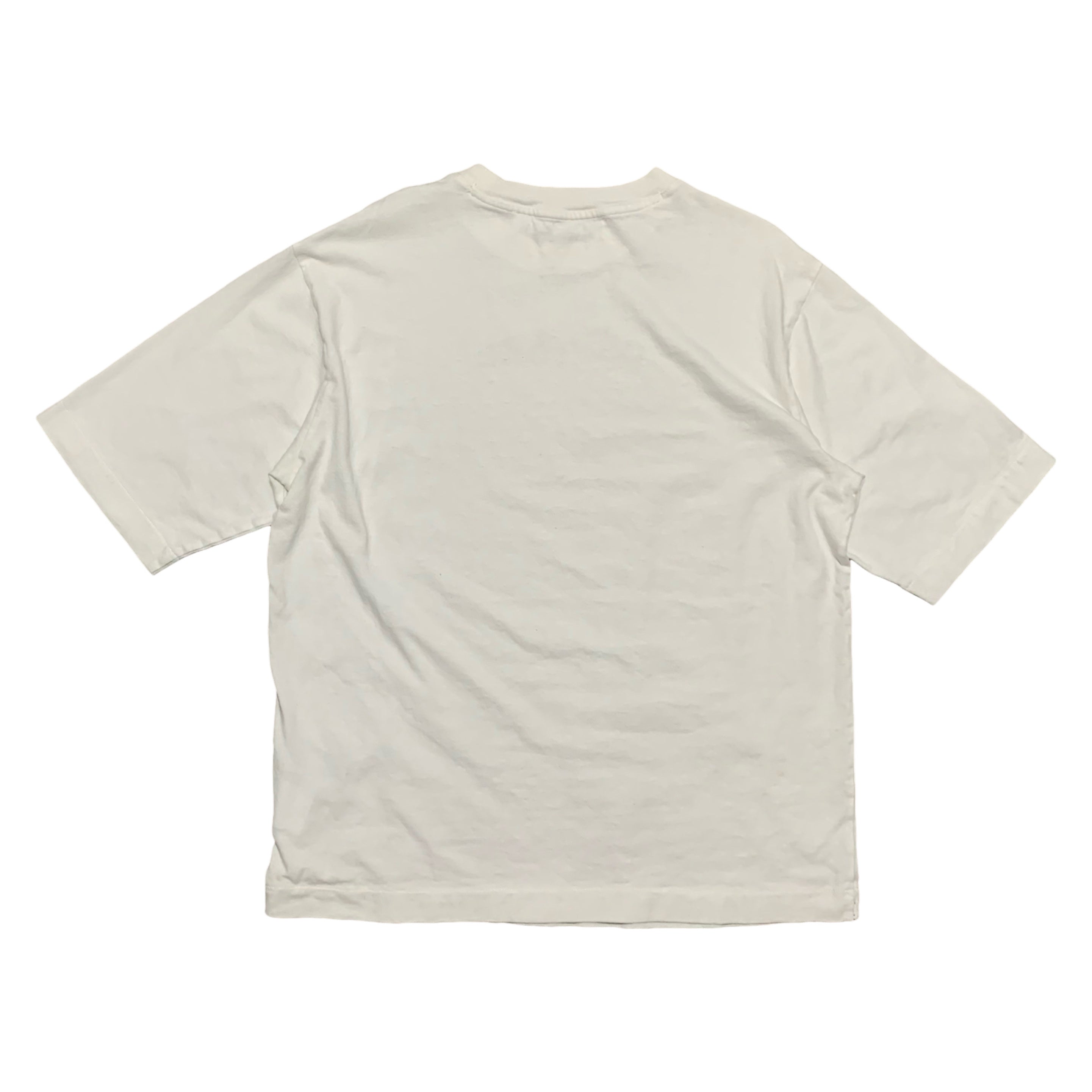 Off White Medium Logo Graphic White Tee Virgil Abloh