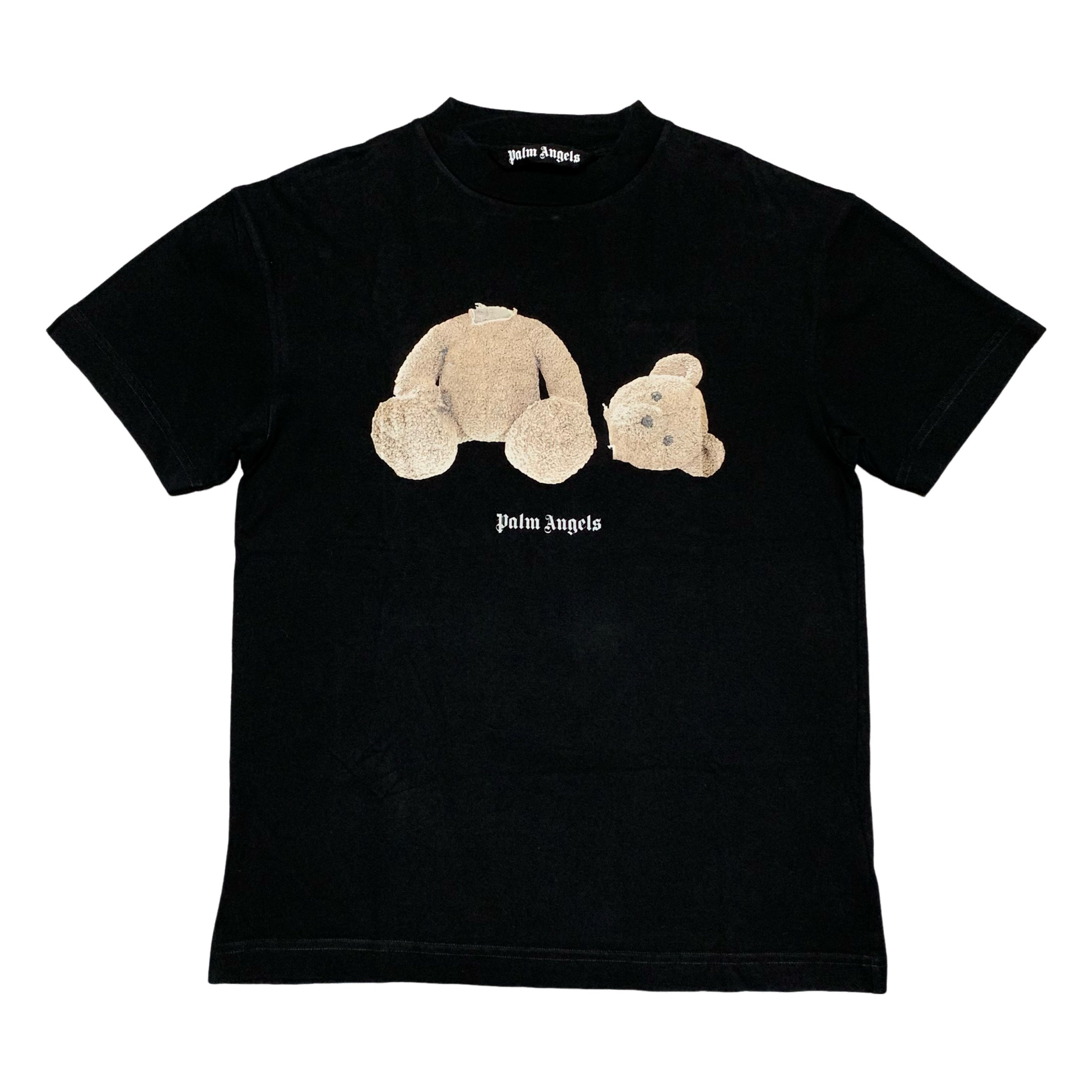 Palm Angels Small Kill The Bear Black Tee