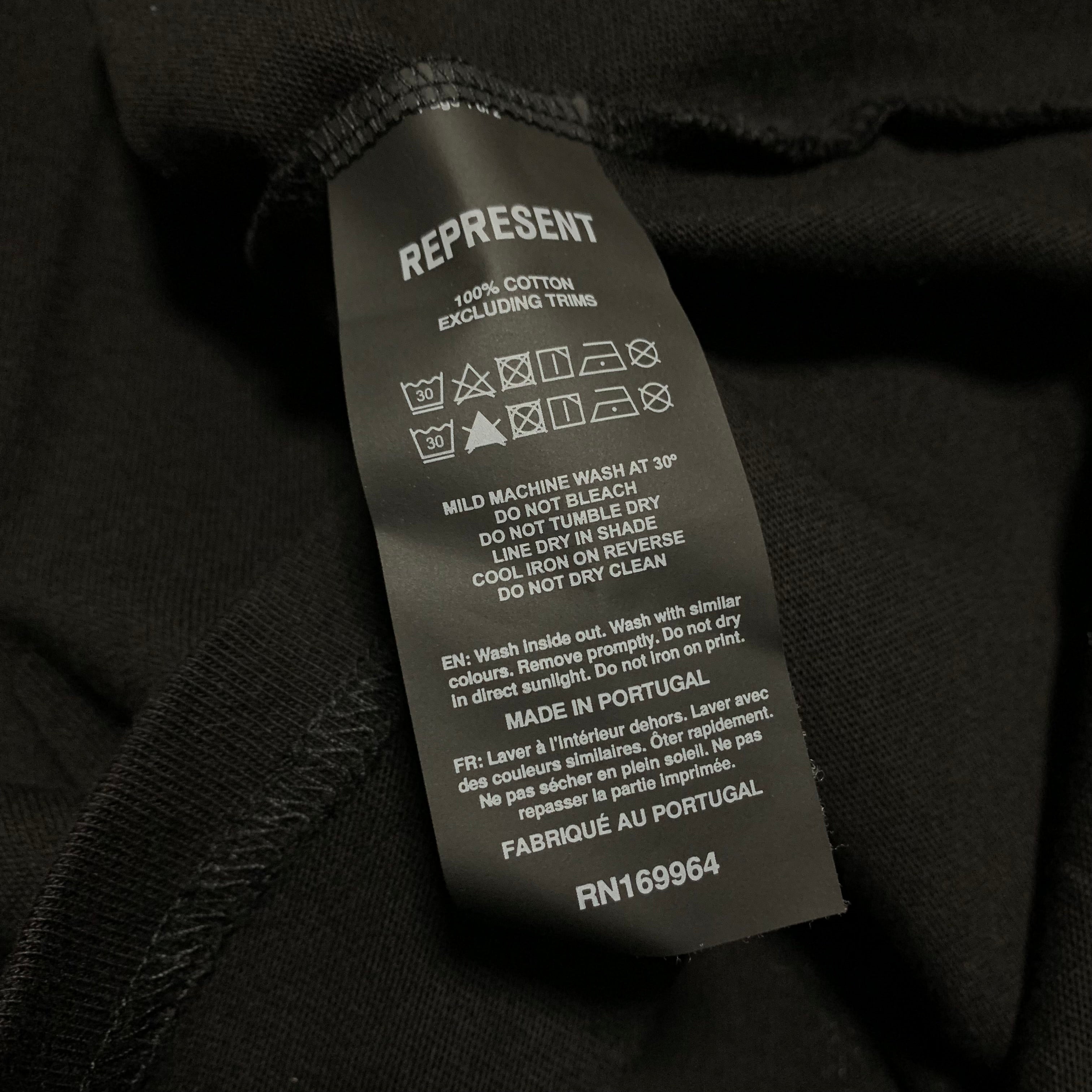 Represent Medium Exceed Archangel Jet Black Tee 1 Of 300