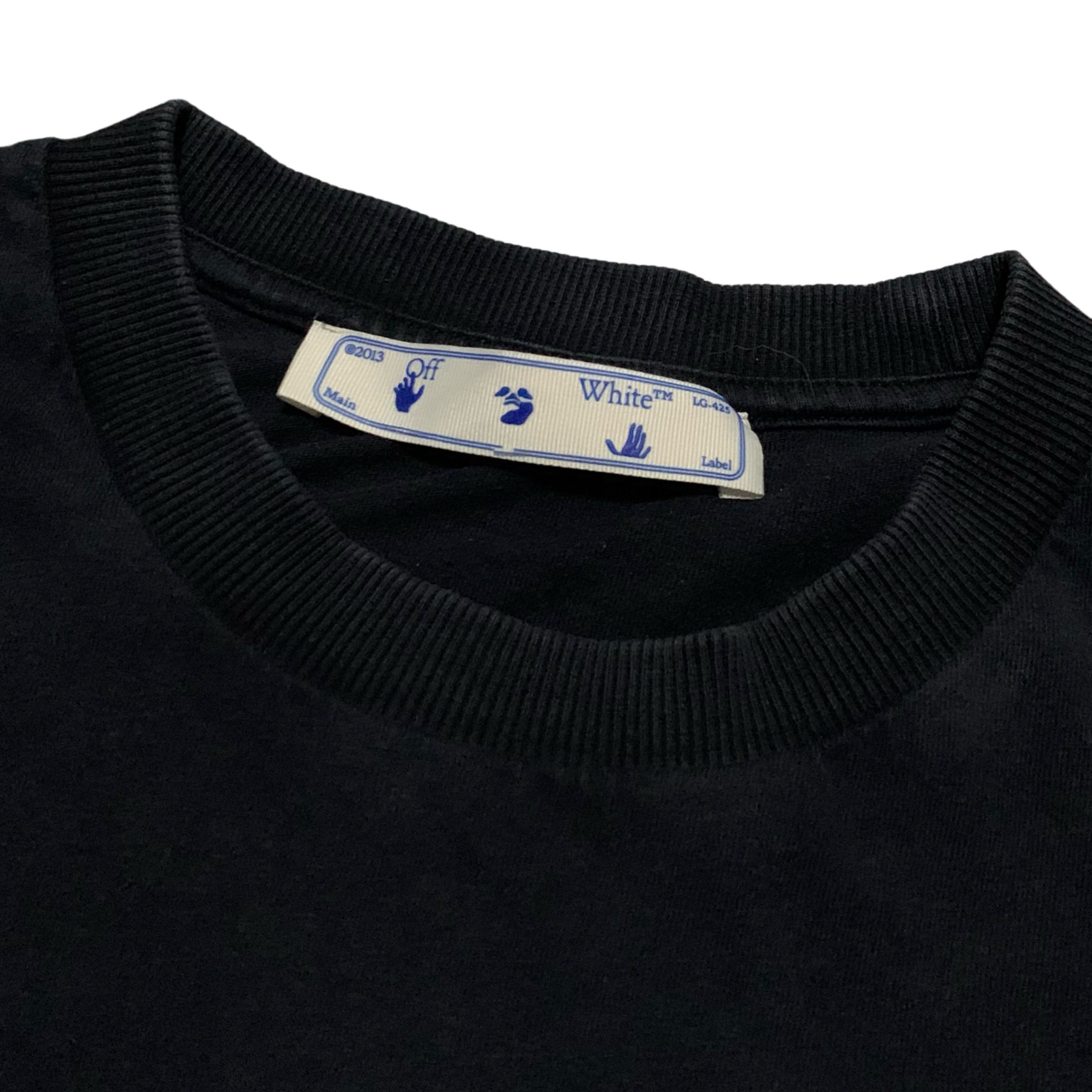 Off White Large Staff Navy Blue Staff Virgil Abloh (OMAA027T21JER001)