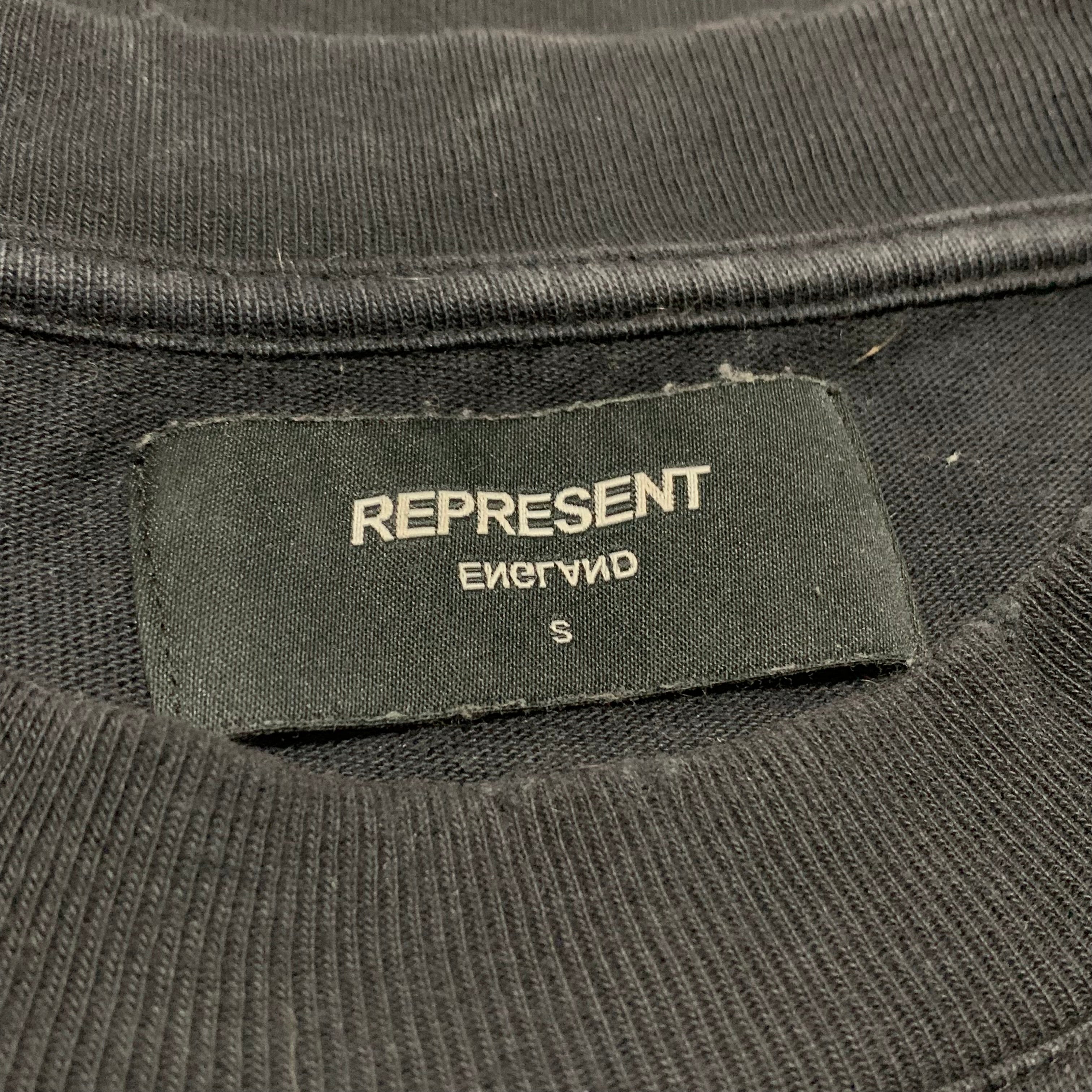 Represent Small Vengeance In Mine Vintage Black Tee