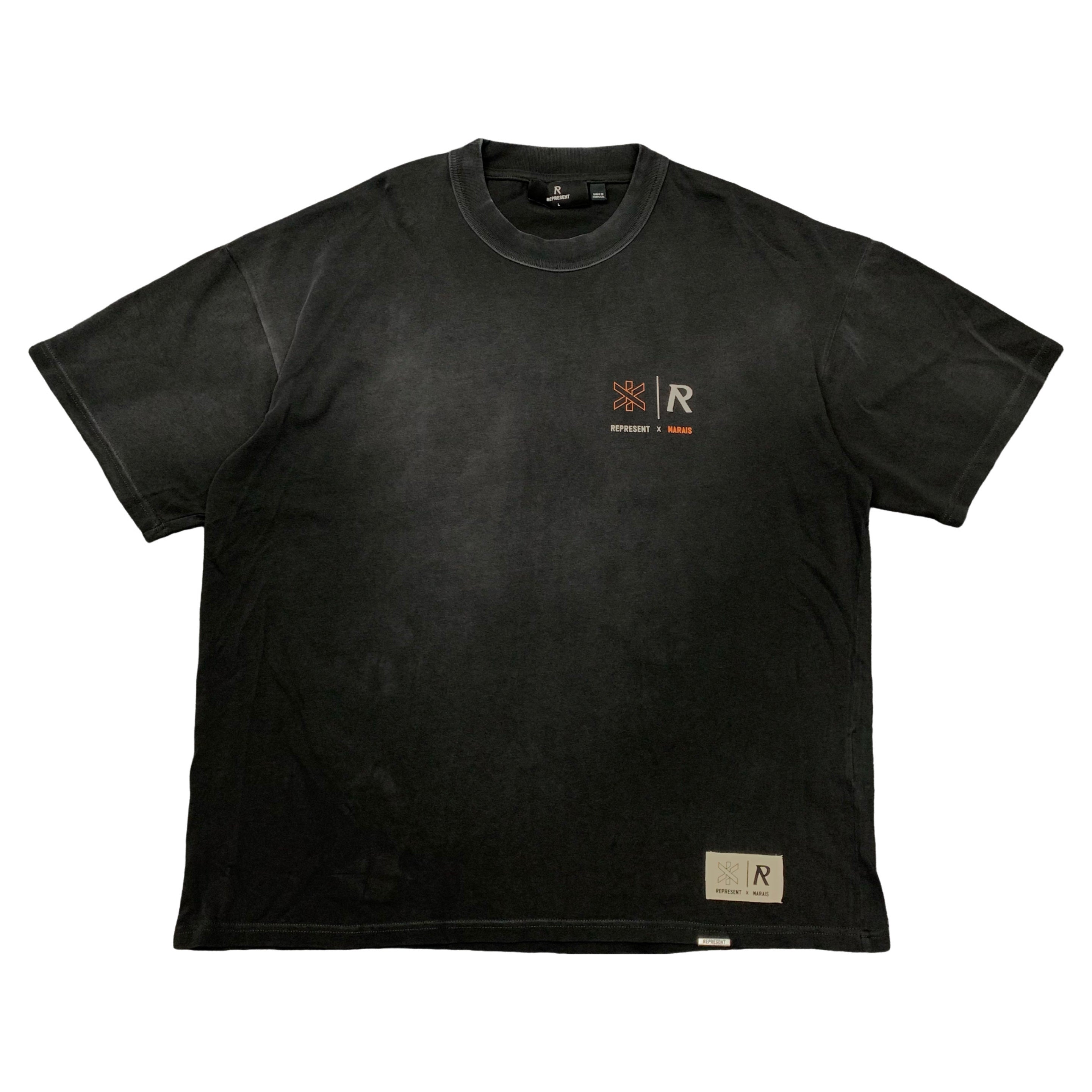 Represent Large Tee Marias 20th Anniversary Stained Black T-Shirt