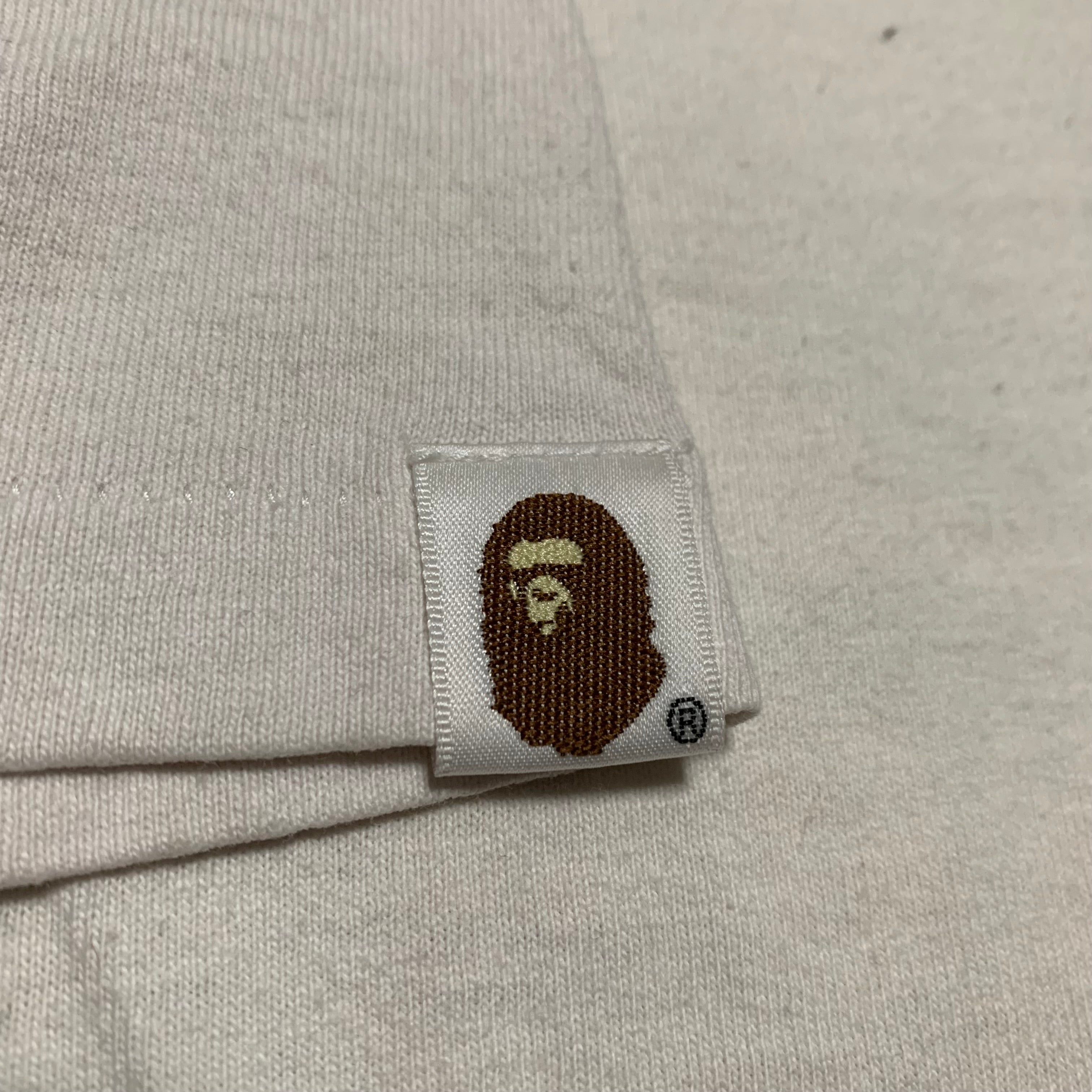 Bape Medium Baby Milo Busy Works White Tee A Bathing Ape