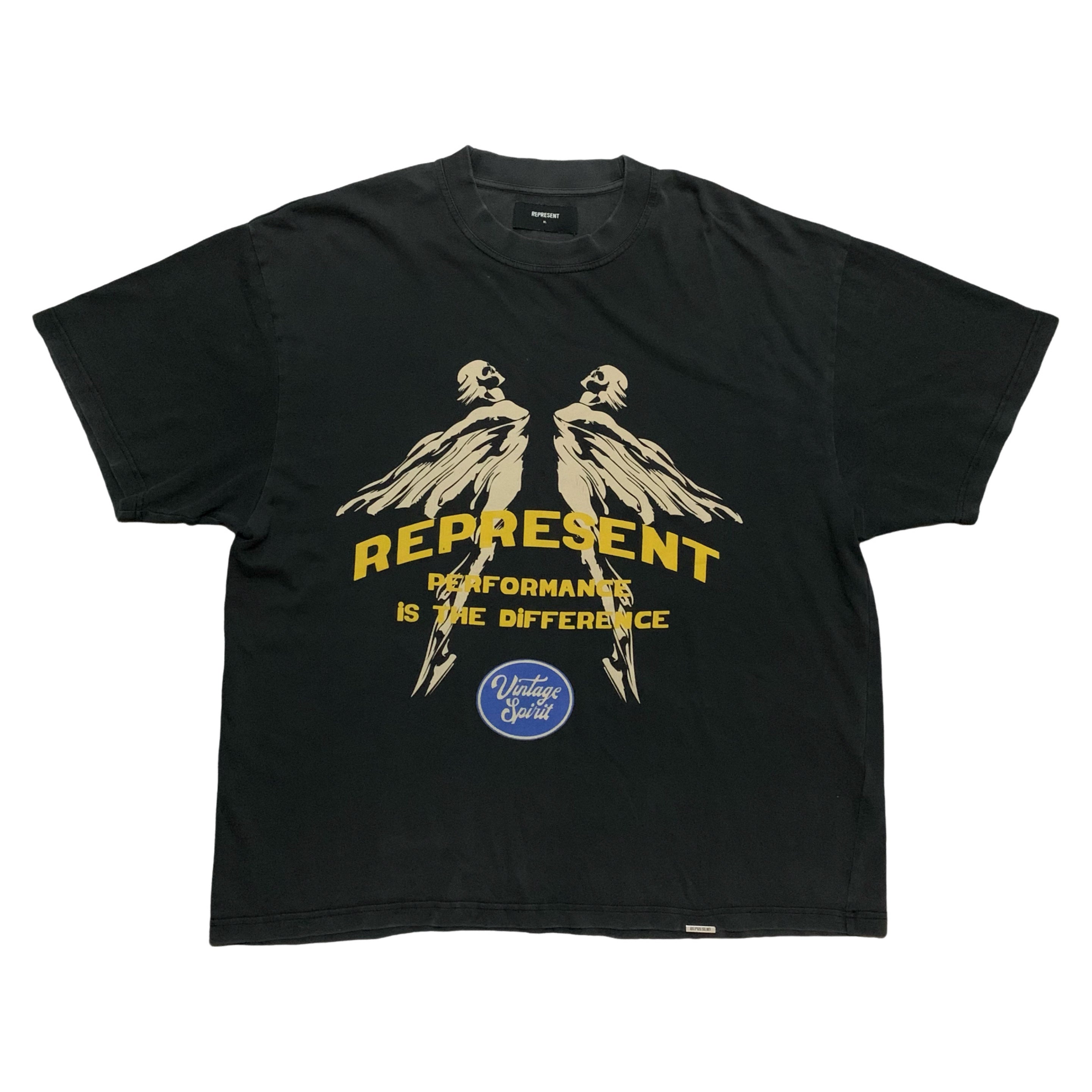 Represent XL Vintage Spirit Black Tee