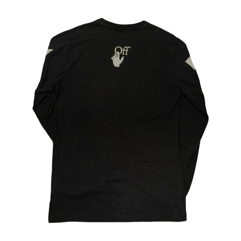 Off White Medium Tee Caravaggio Black Long Sleeve T-Shirt Virgil Abloh