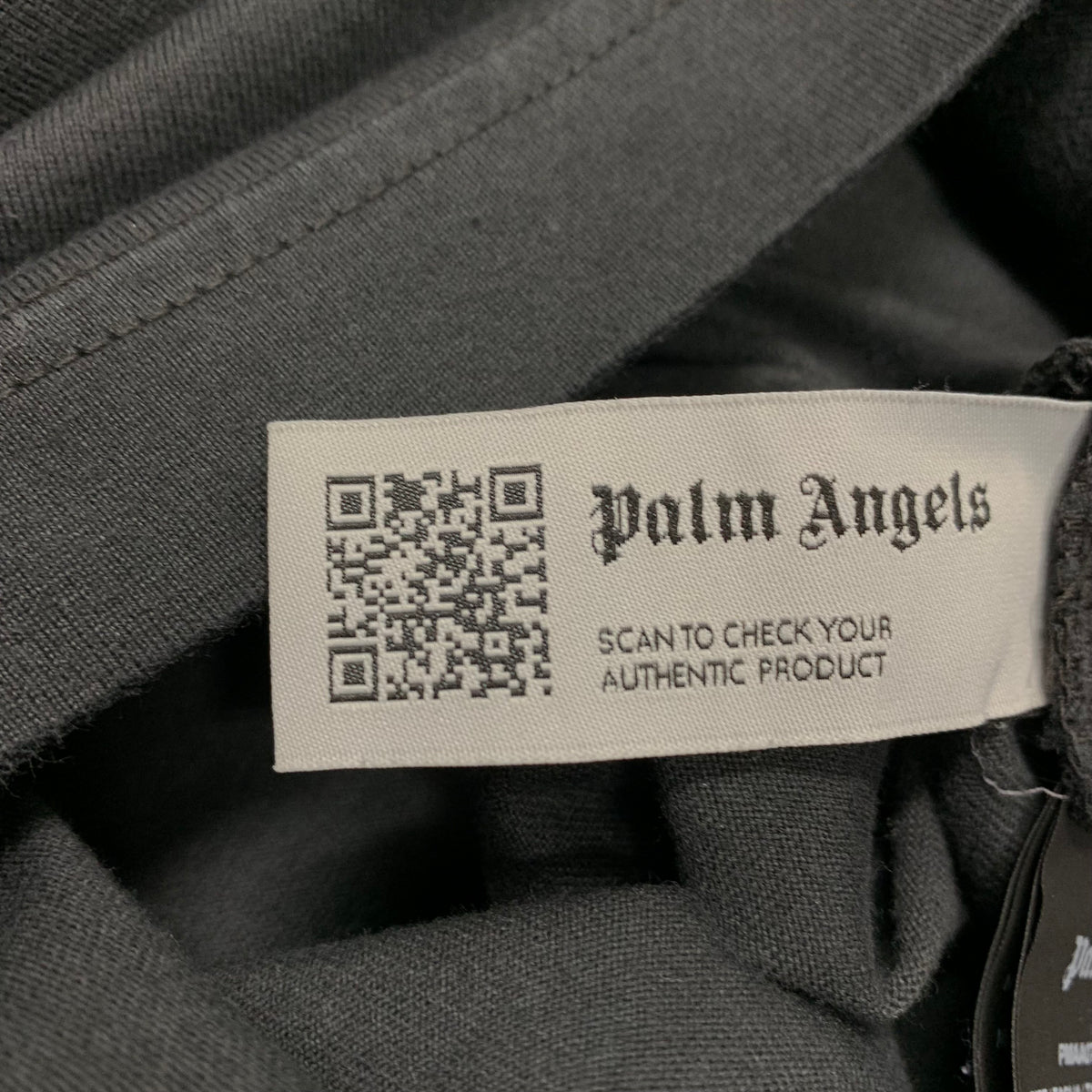 Palm Angels Medium Tee Foggy PA Black T-Shirt