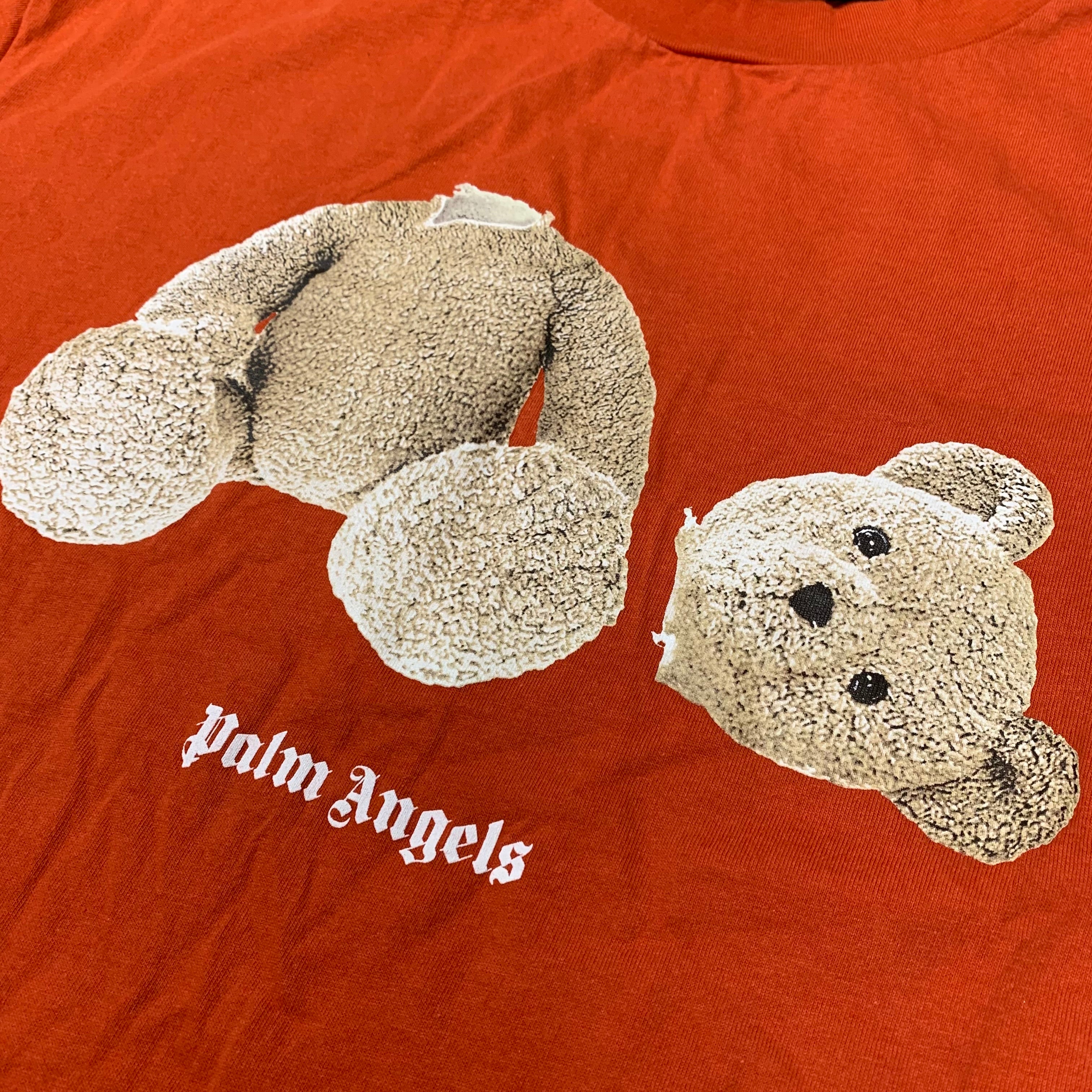Palm Angels Medium Tee Bear Classic Orange T-Shirt