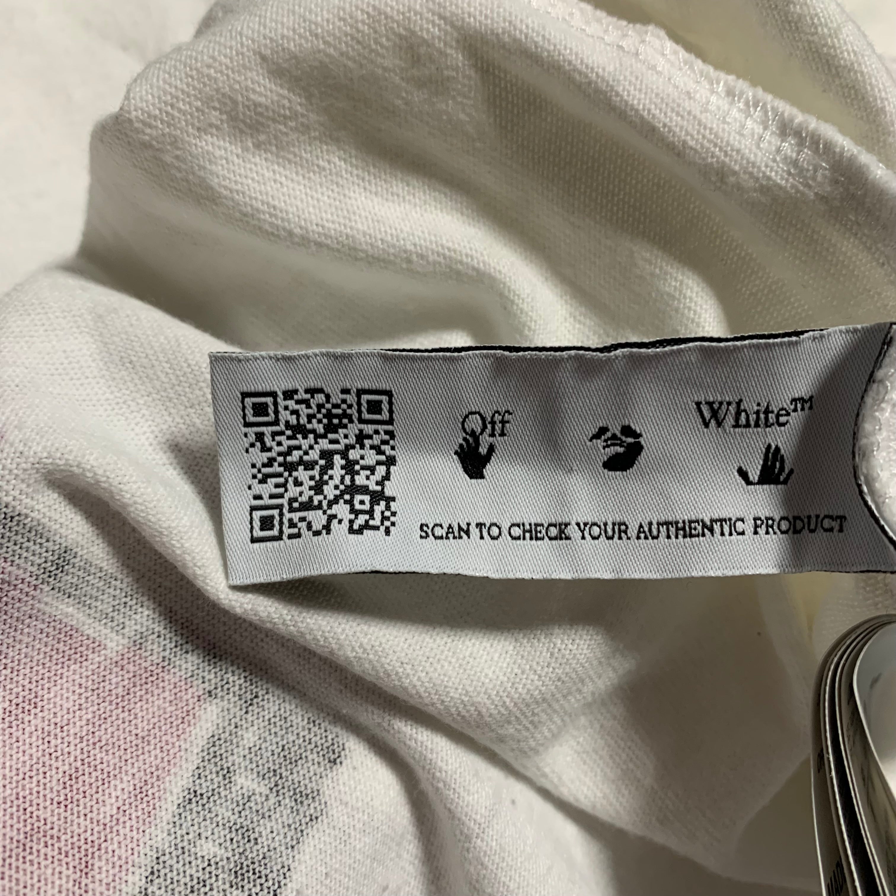 Off White Medium Marker Arrows White Tee Virgil Abloh