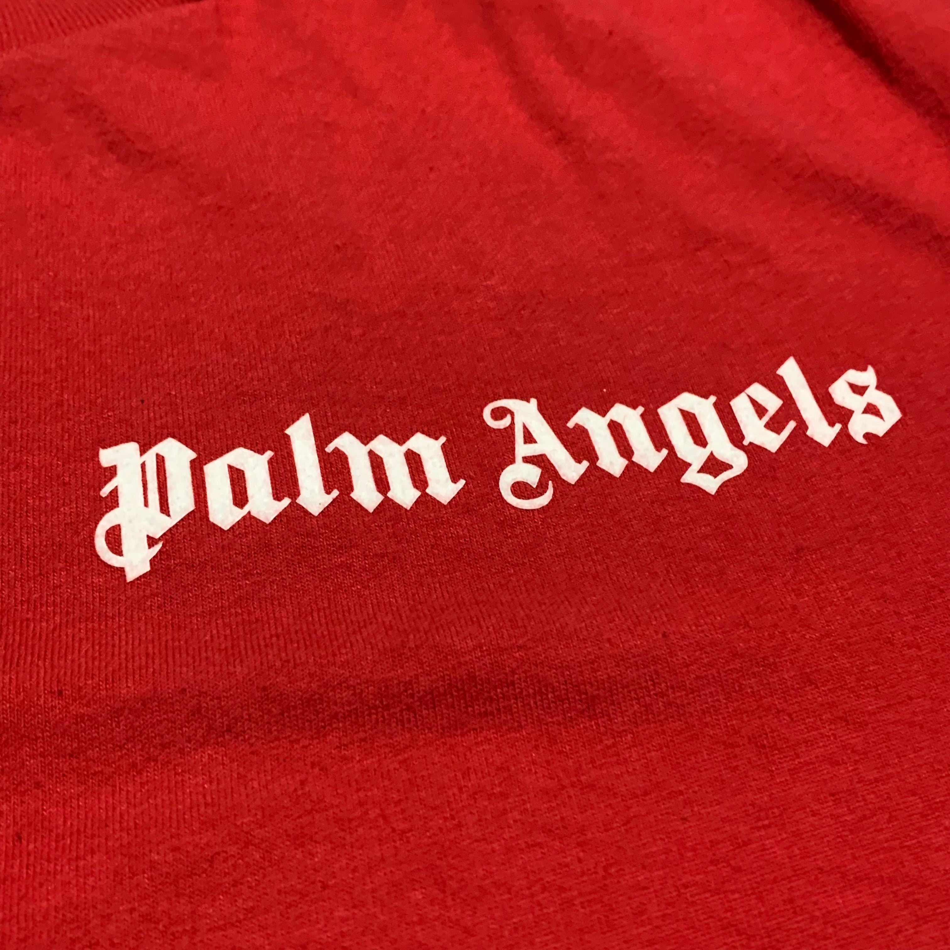 Palm Angels Medium Classic Logo Red Tee