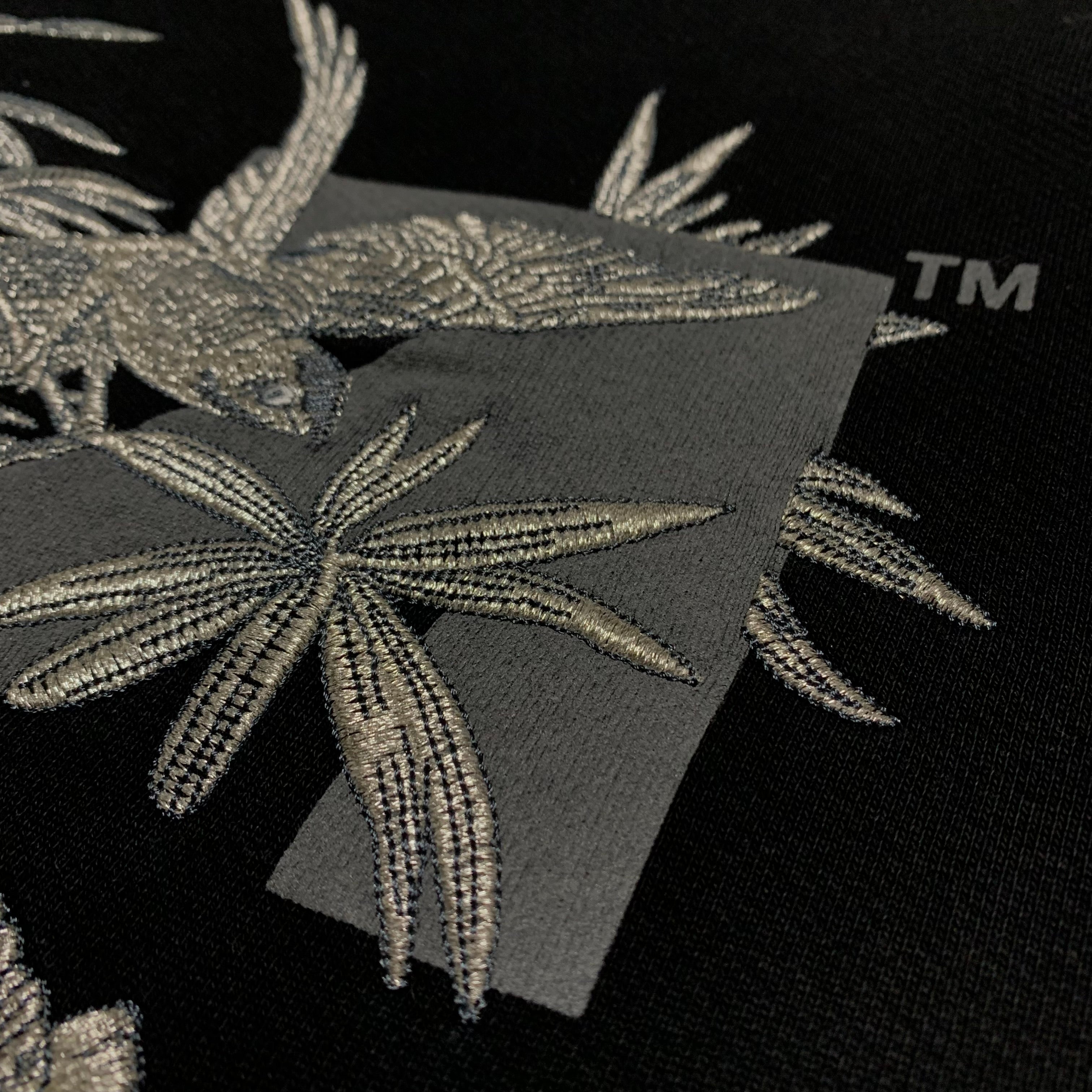 Off White XS Arrows Black Birds Black Sweatshirt Crewneck Virgil Abloh