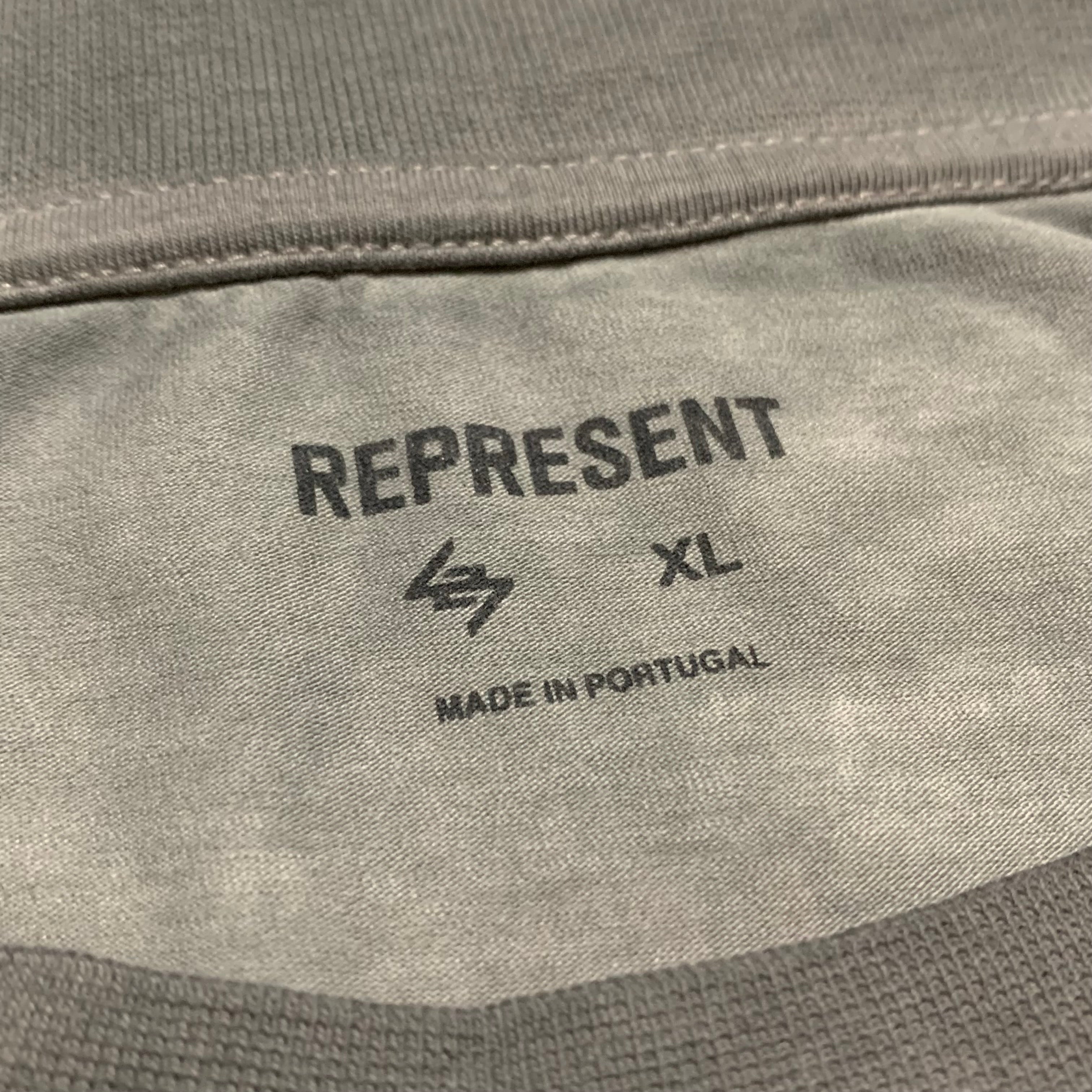 Represent XL Vintage 247 Tank Smoke Grey Oversized Top