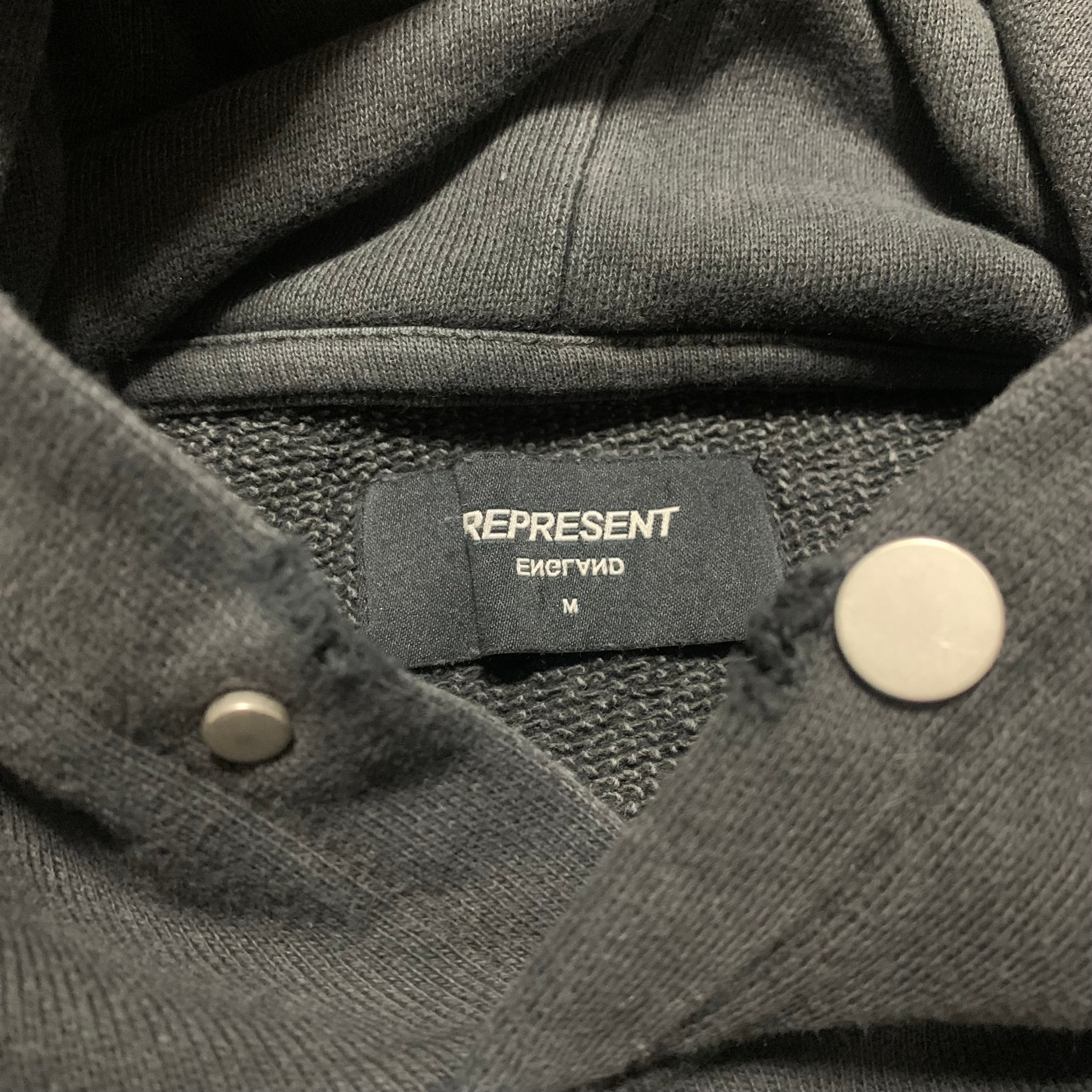 Represent Medium Rep N Resent Vintage Black Hoodie