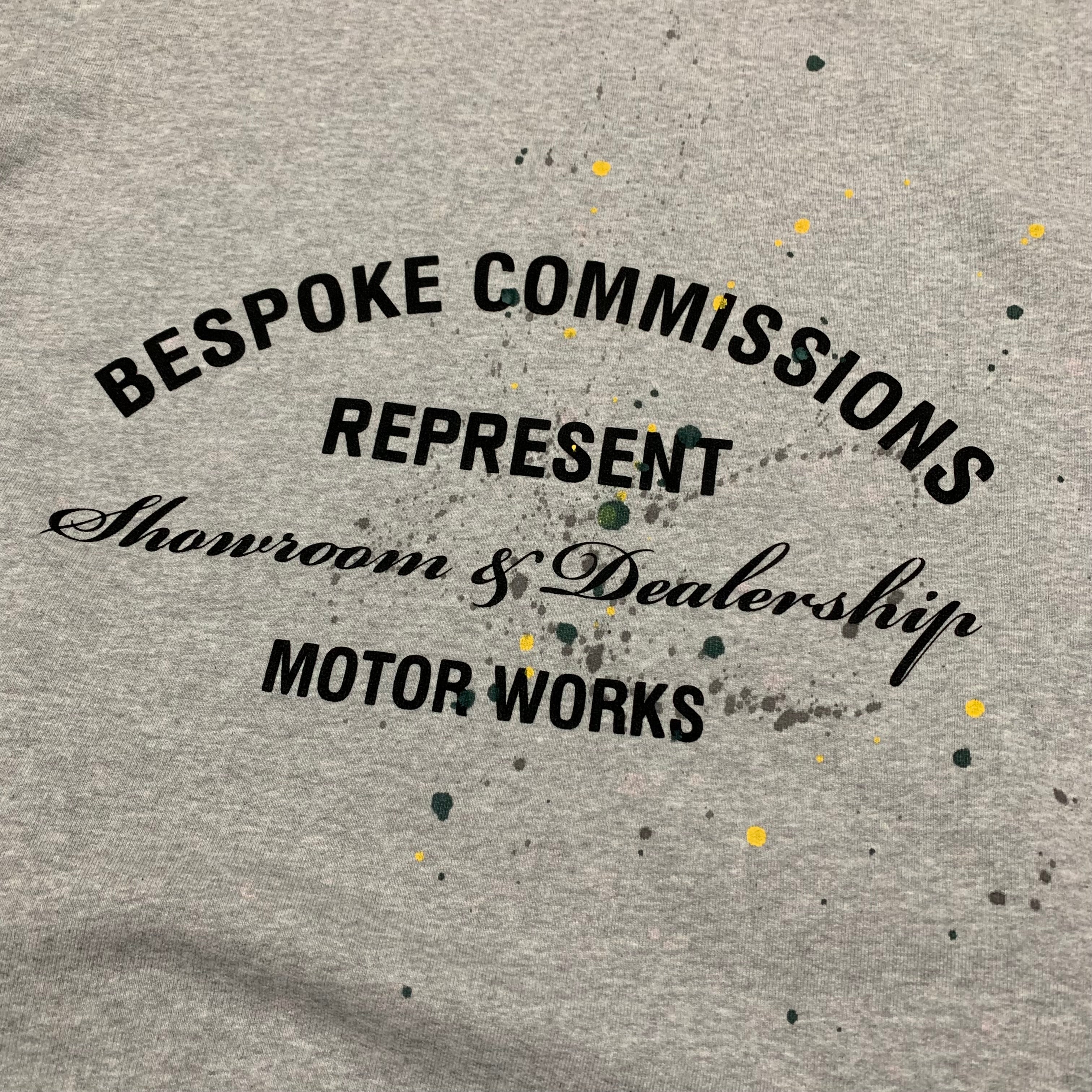 Represent XS Bespoke Commissions Grey Sweater Sweatshirt Crewneck Paint Splatter