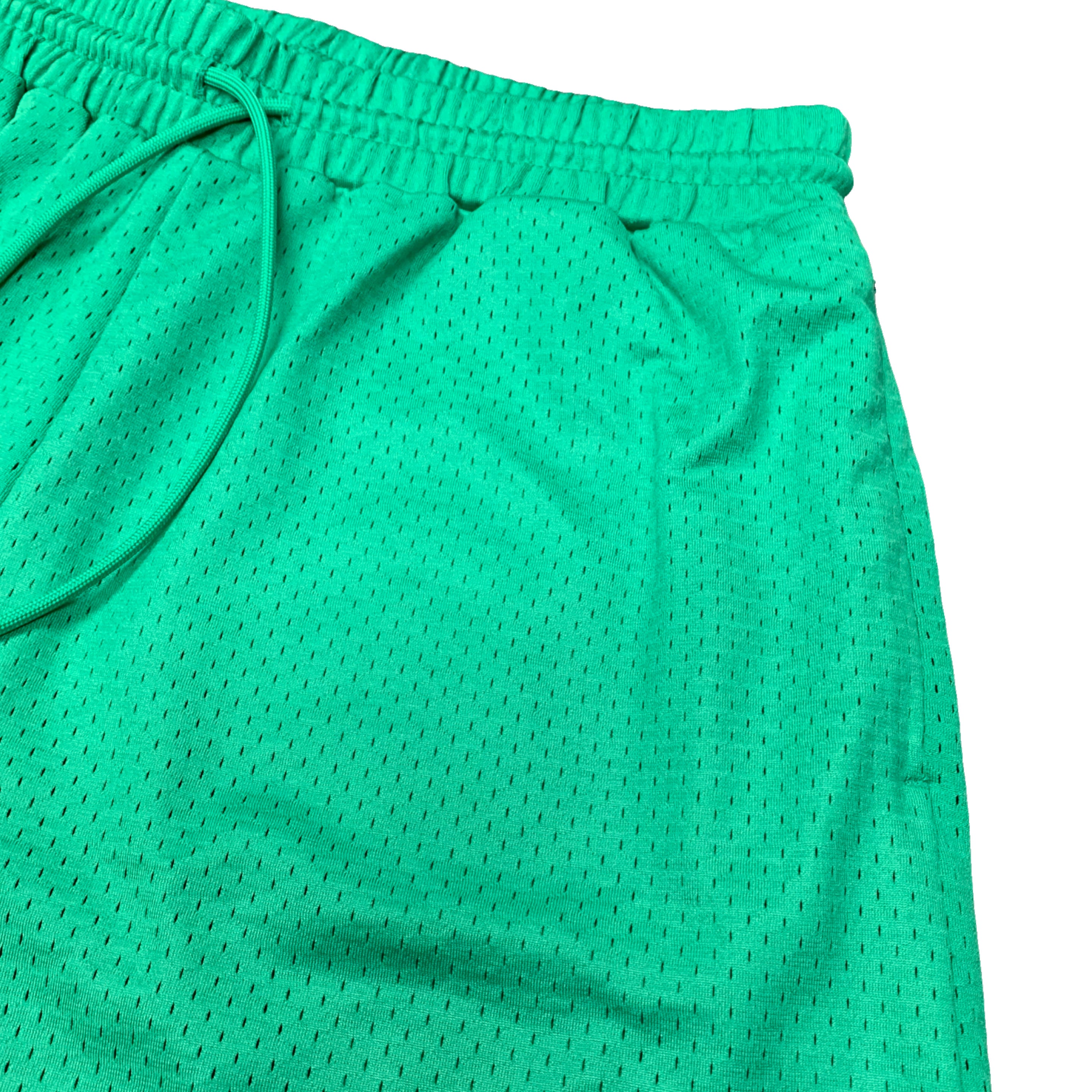 Represent Medium Shorts Owners Club Island Green Zip Mesh Shorts