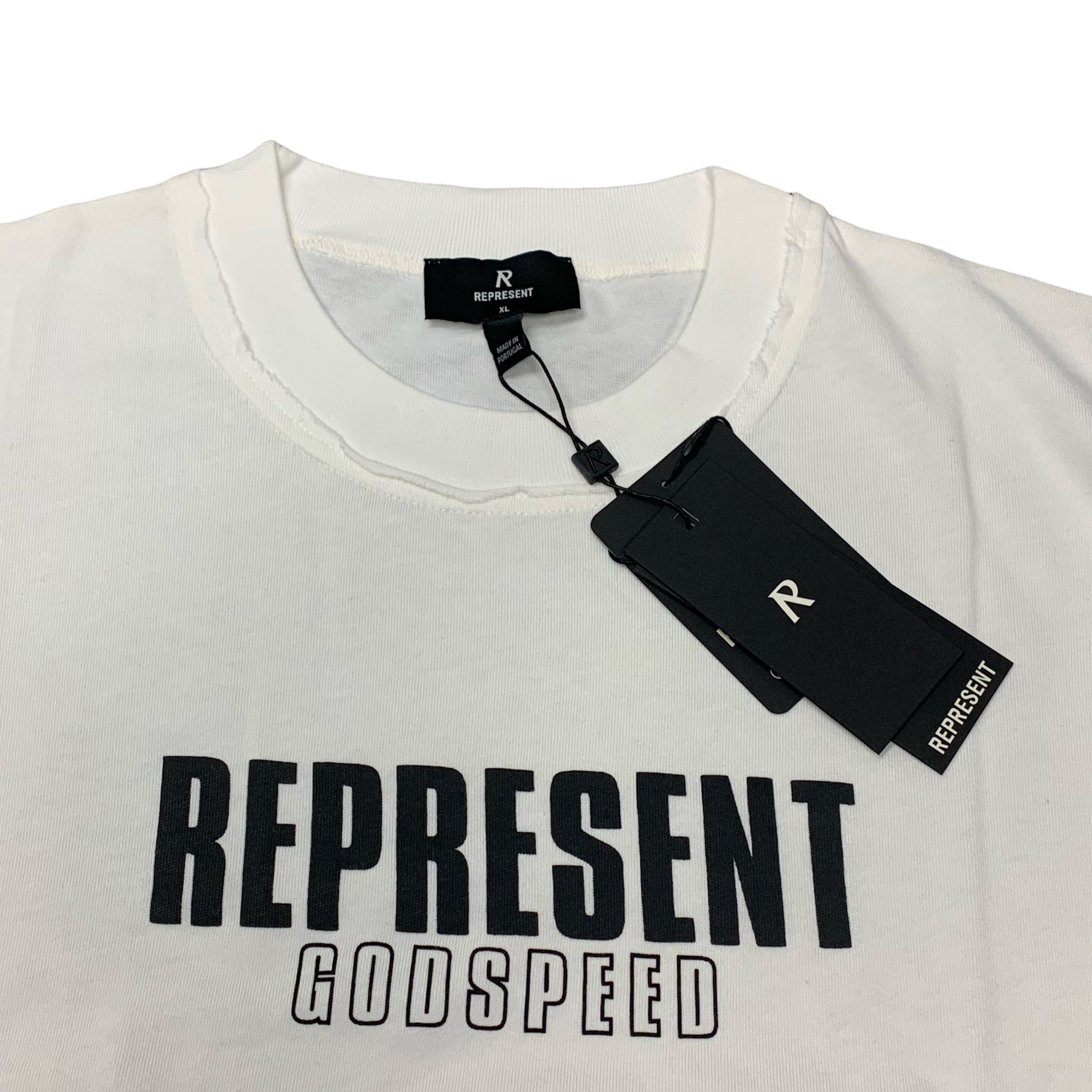 Represent XL Tee Godspeed Flat White T-Shirt