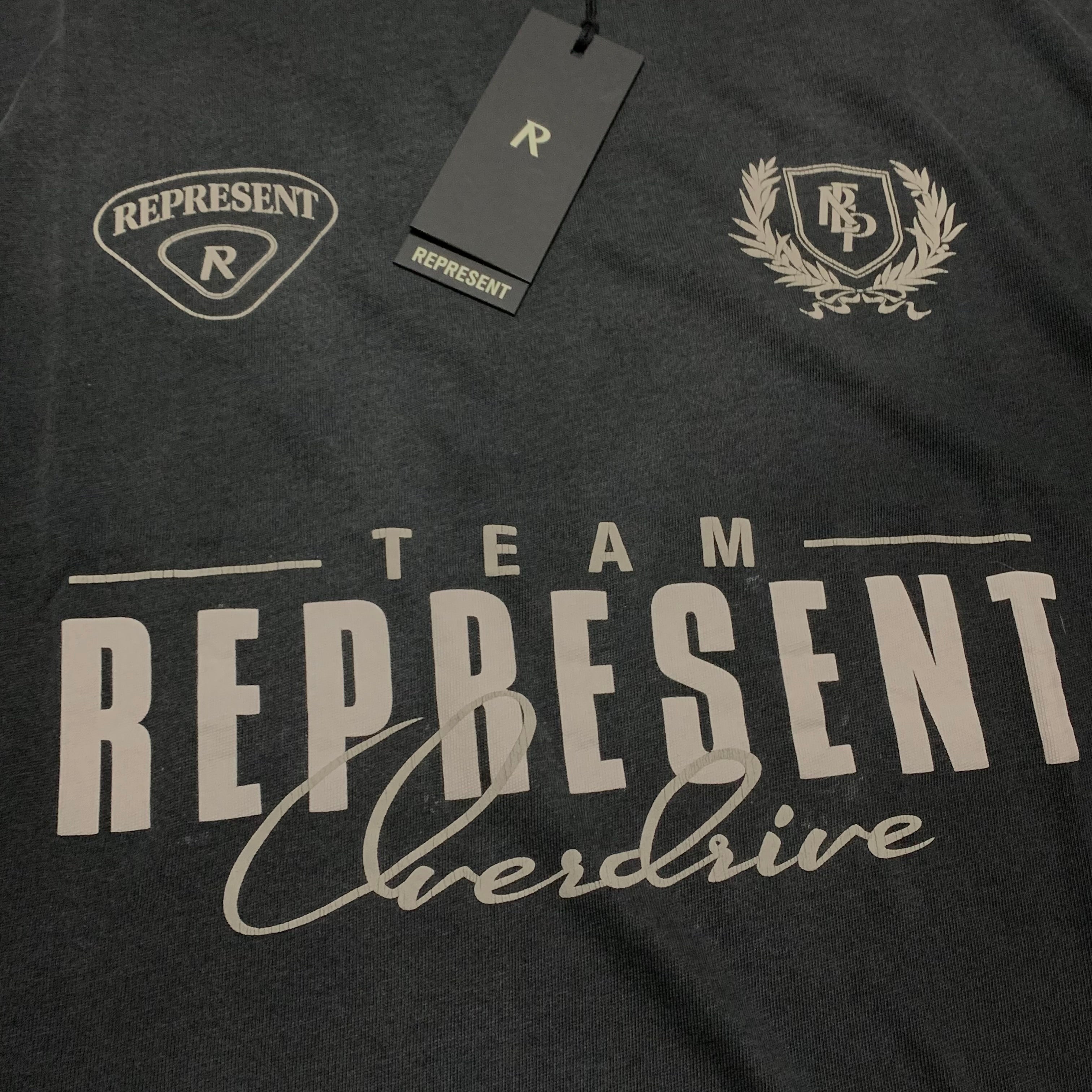 Represent XS Championship Stained Black Tee