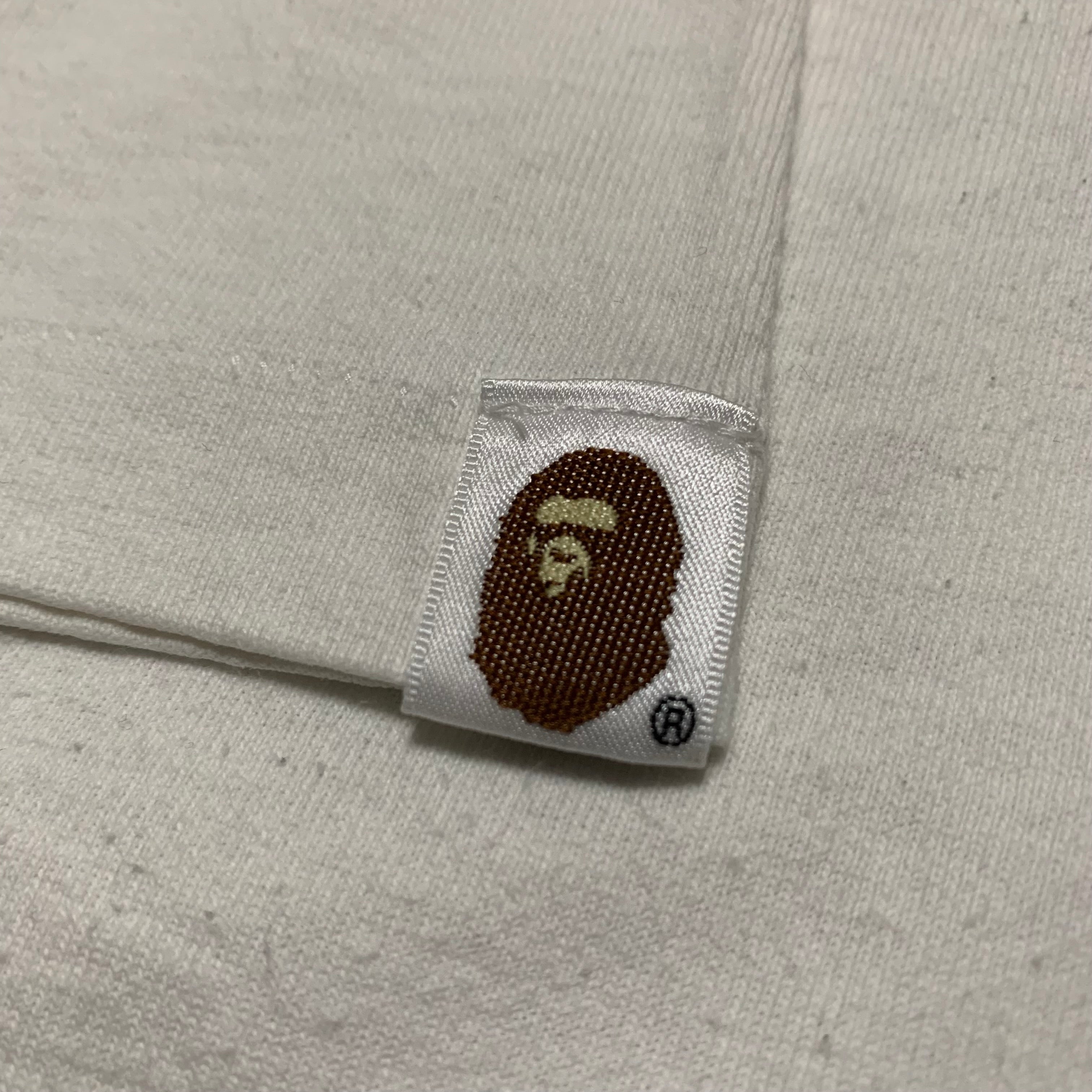 Bape Medium Busy Works New York Camo White Tee