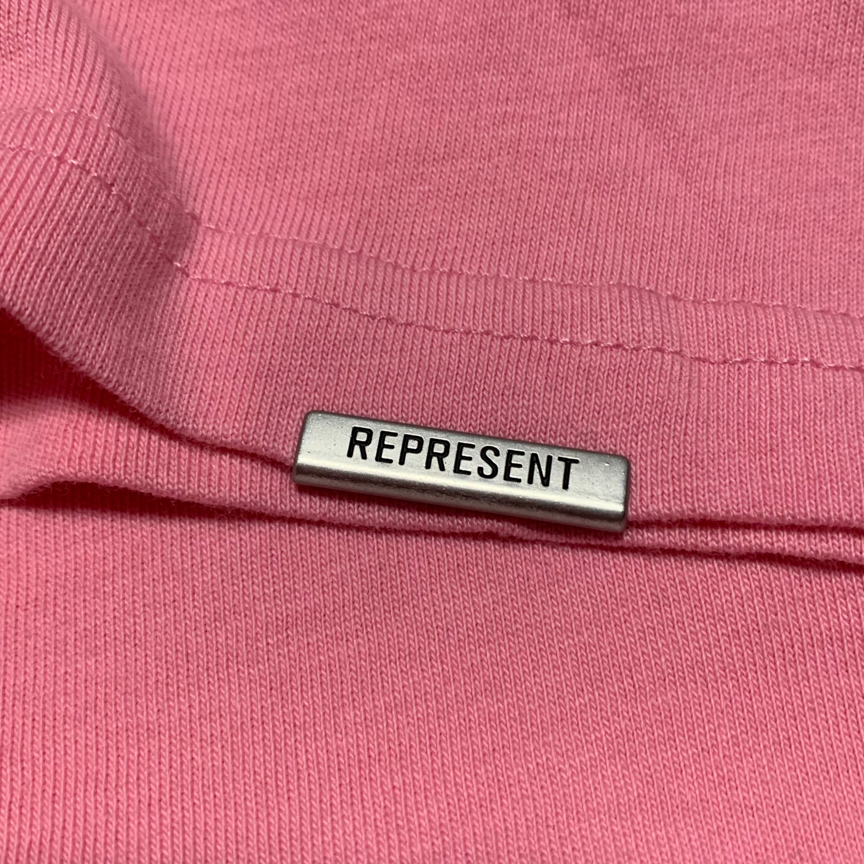 Represent Small Pink Owners Club Script Tee